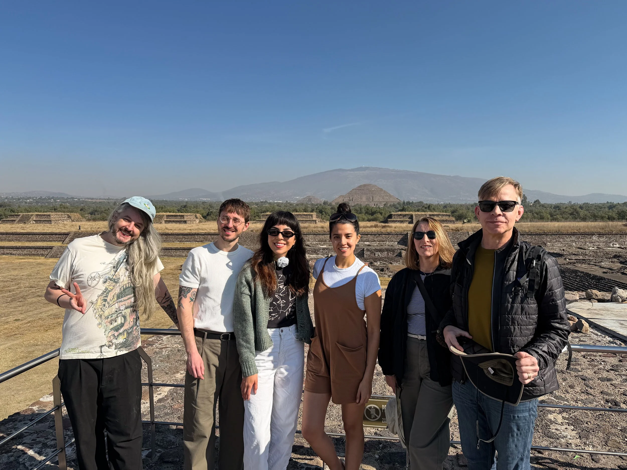 Vegan Ventures CDMX group in Teotihuacan