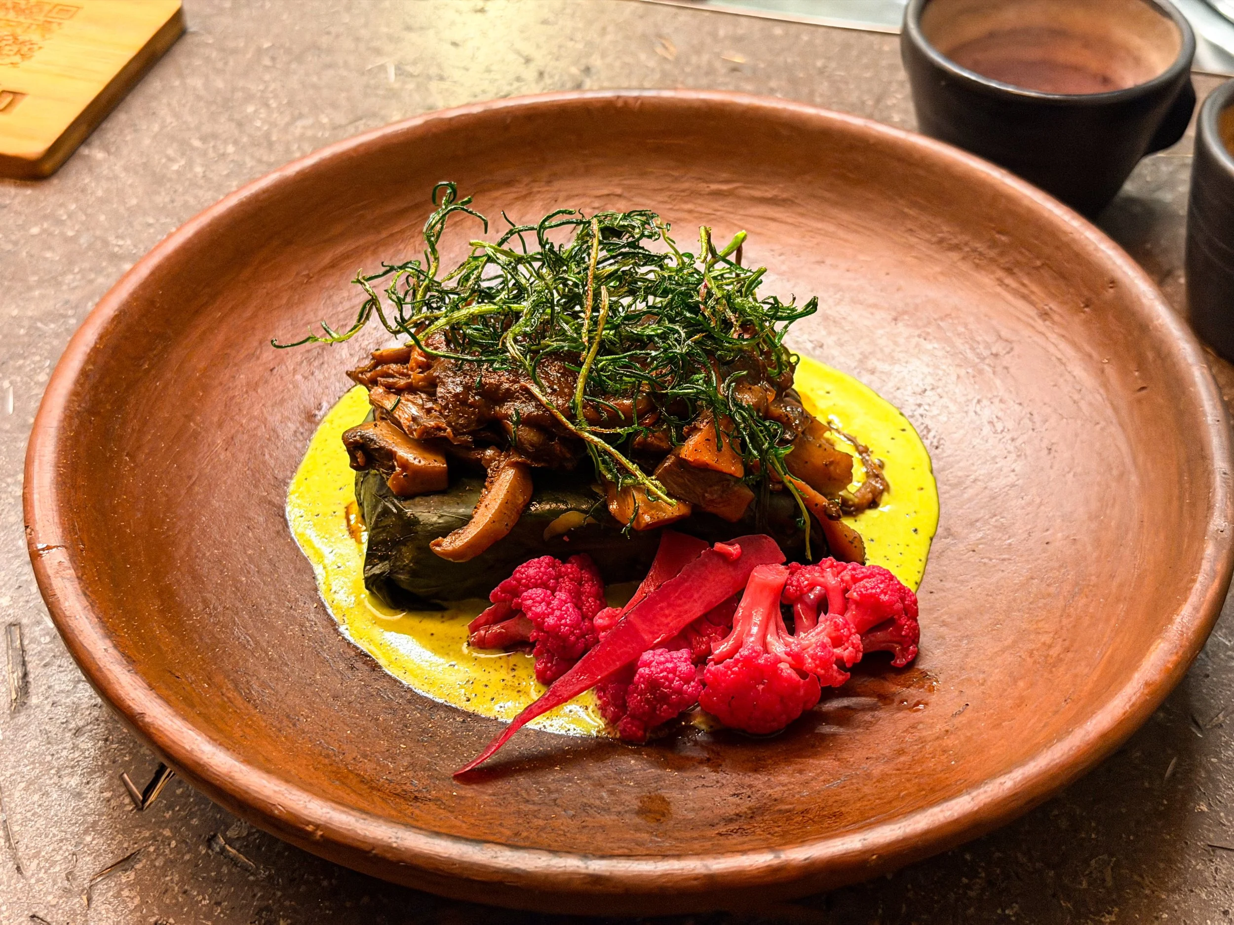 Chef Experience dish at Baldío