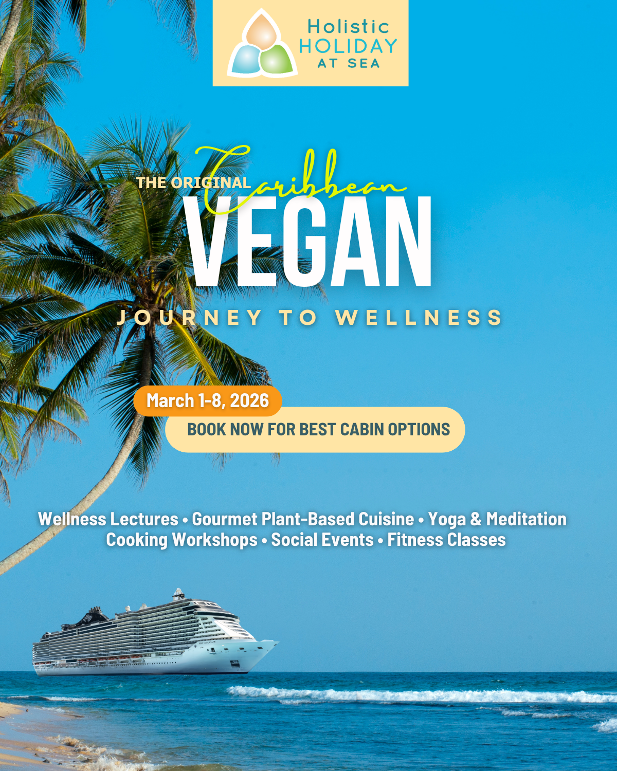 Holistic Holiday At Sea 2026 flier