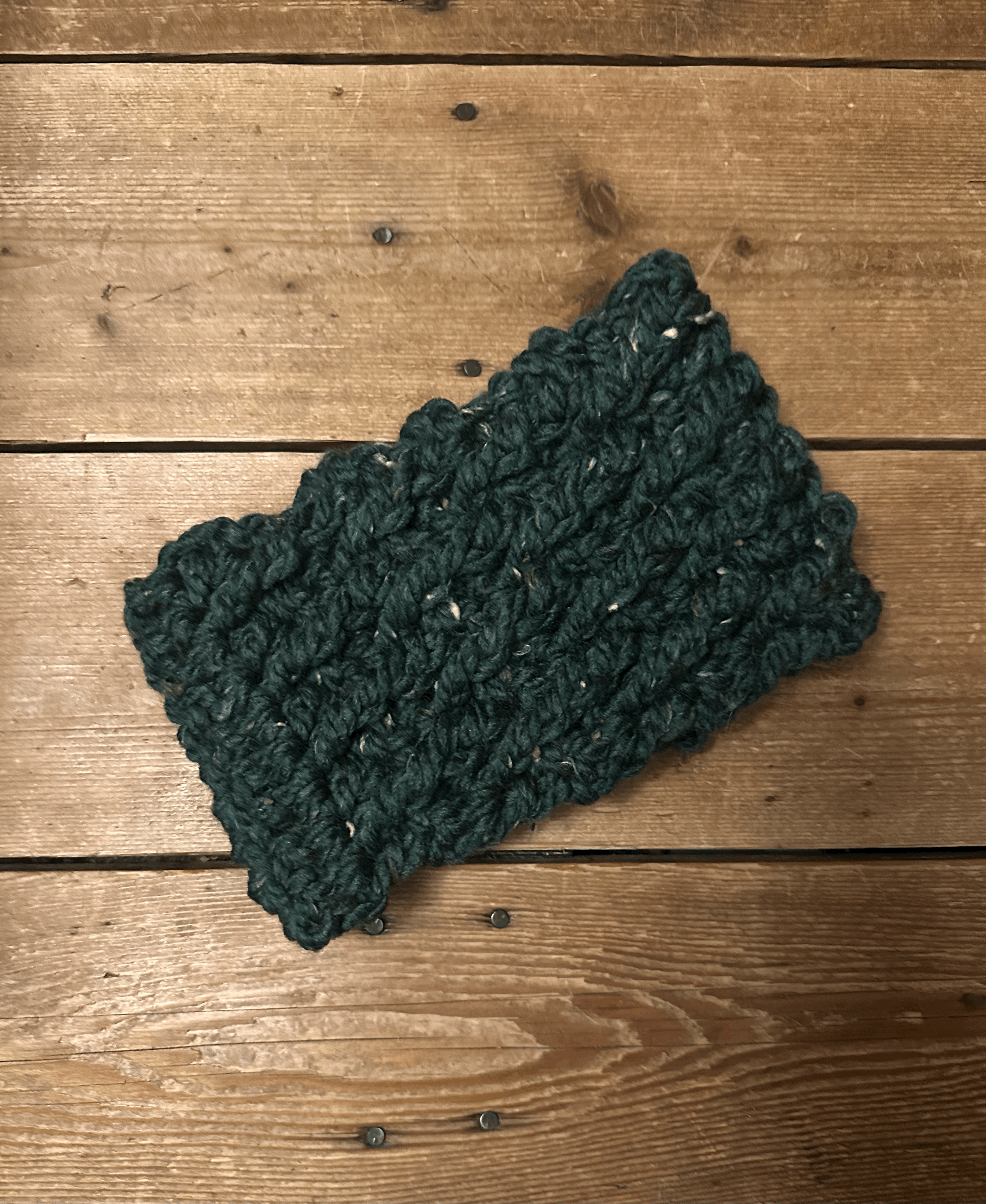 SPECKLED GREEN adult sized HEADBAND