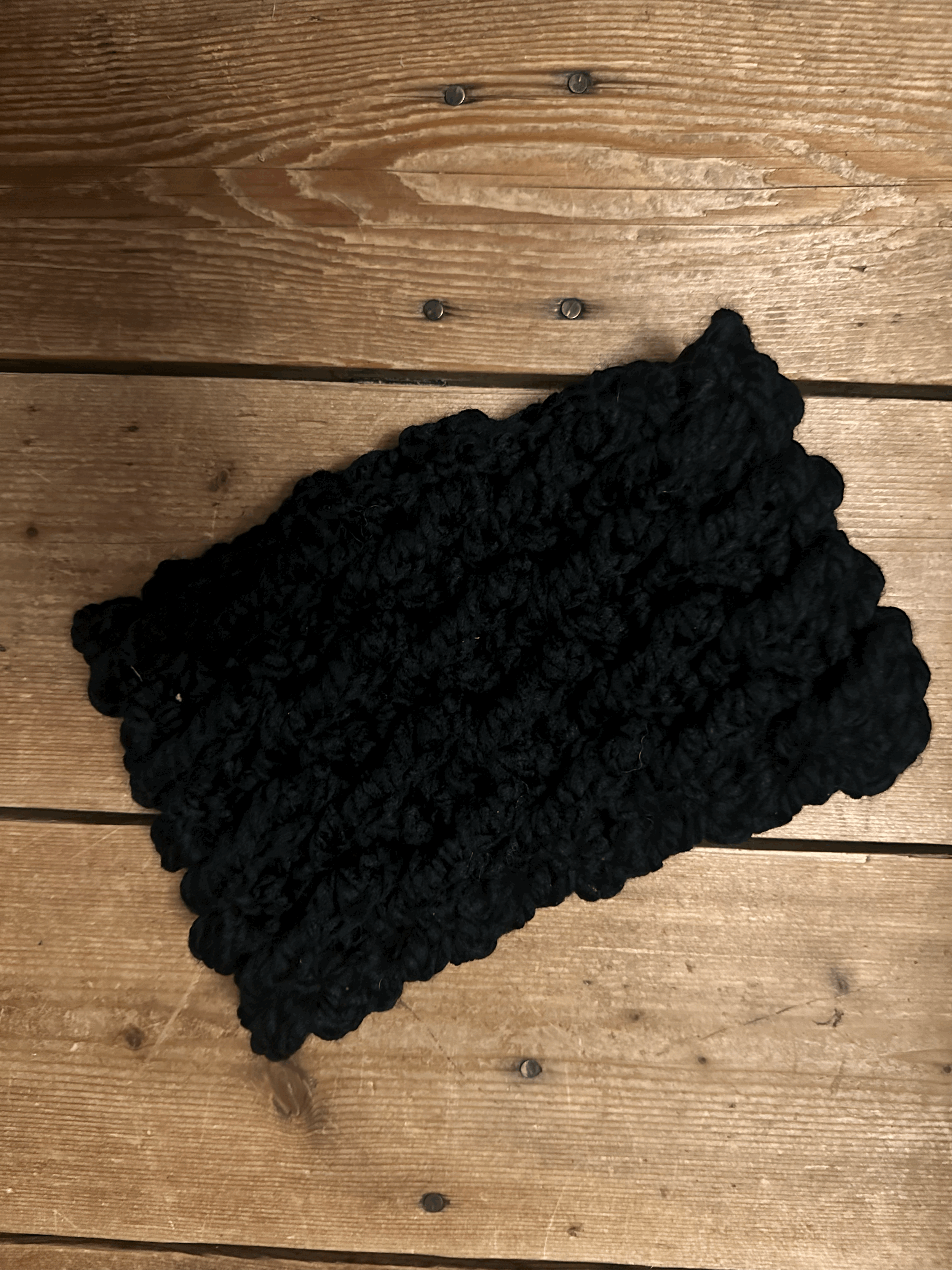 BLACK adult sized HEADBAND