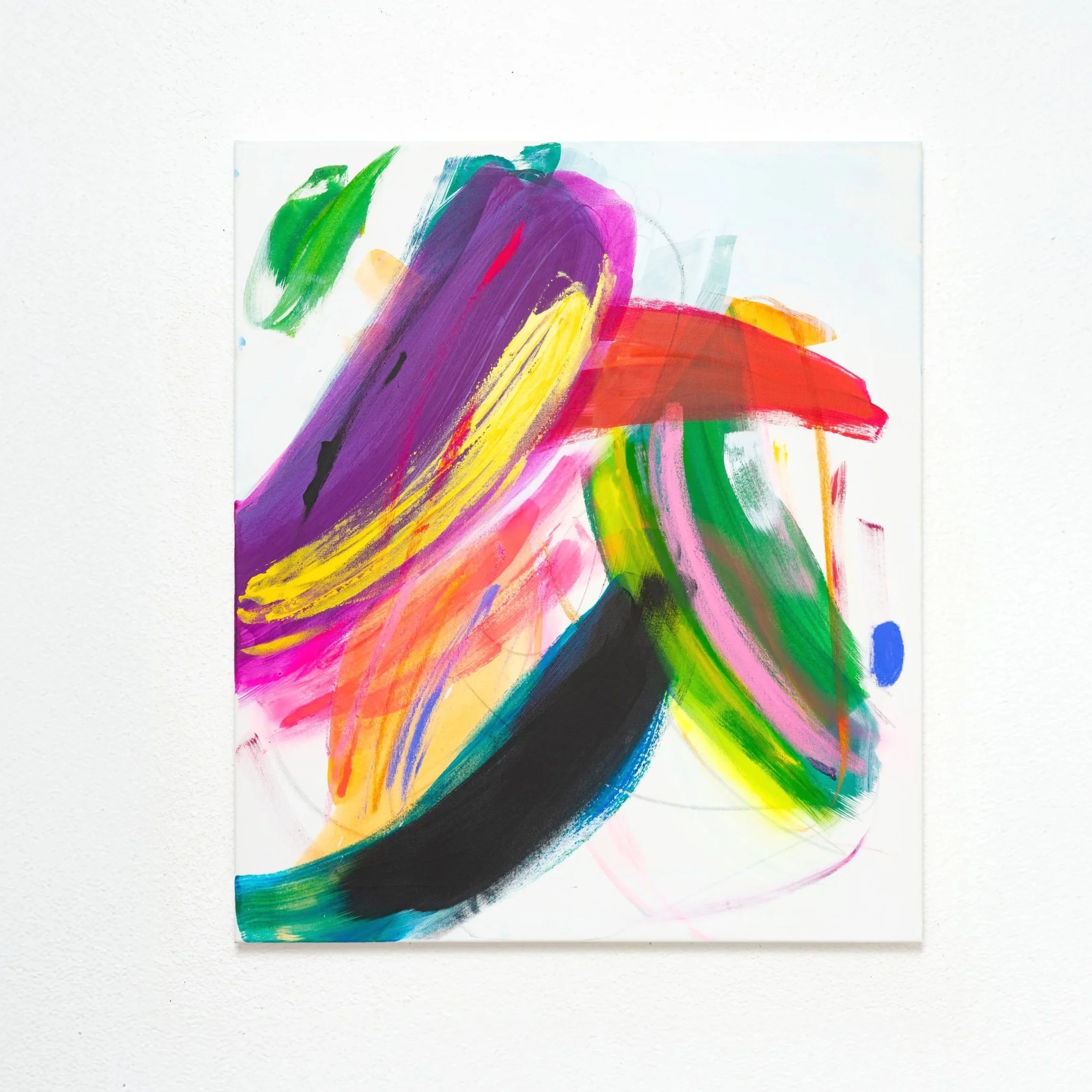 Fantasy, 2026, 
oil, acrylic and oil-stick on canvas, 80×70 cm