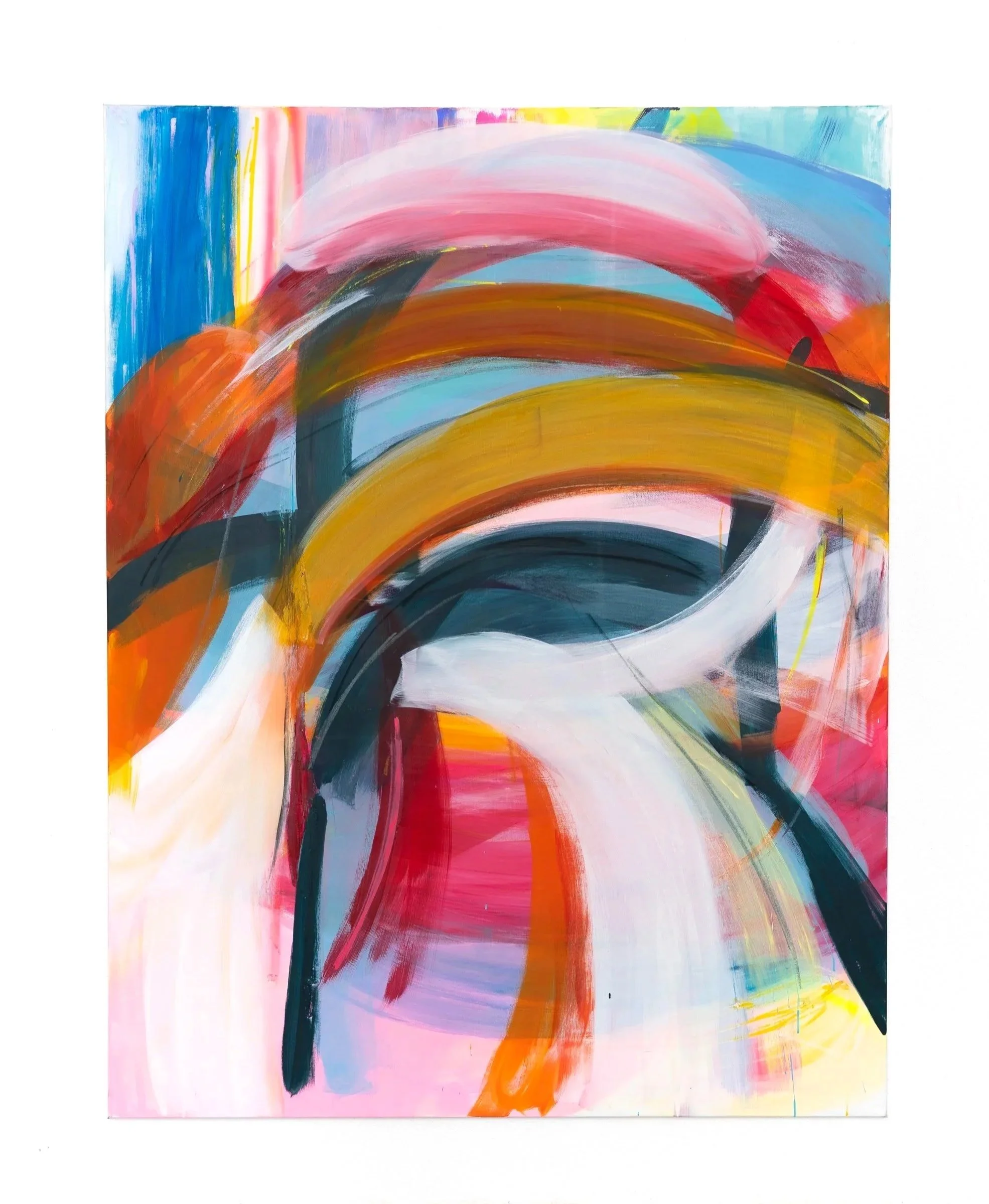 Cosmos, 2026, 
oil, acrylic and oil-stick on canvas, 200 × 155 cm
