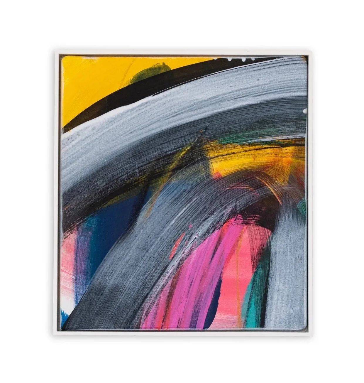 Baby Painting, 2025, oil, acrylic and oil-stick on canvas, 33 x 30 cm 