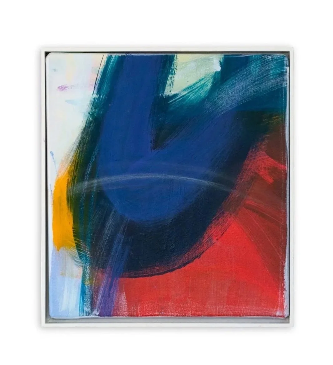 Play, 2025, oil, acrylic and oil-stick on canvas, 33 x 30 cm 