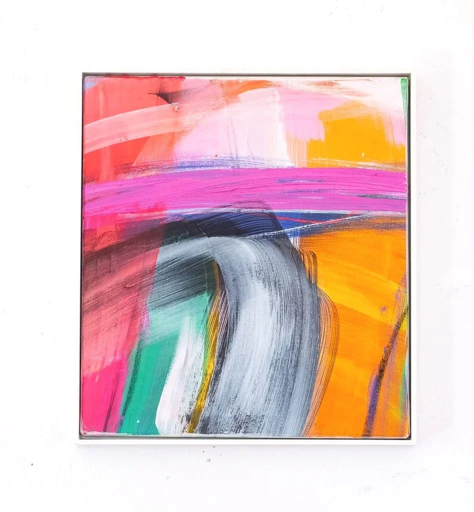Baby Painting, 2025, 
oil, acrylic and oil-stick on canvas, 33 × 31,5 cm