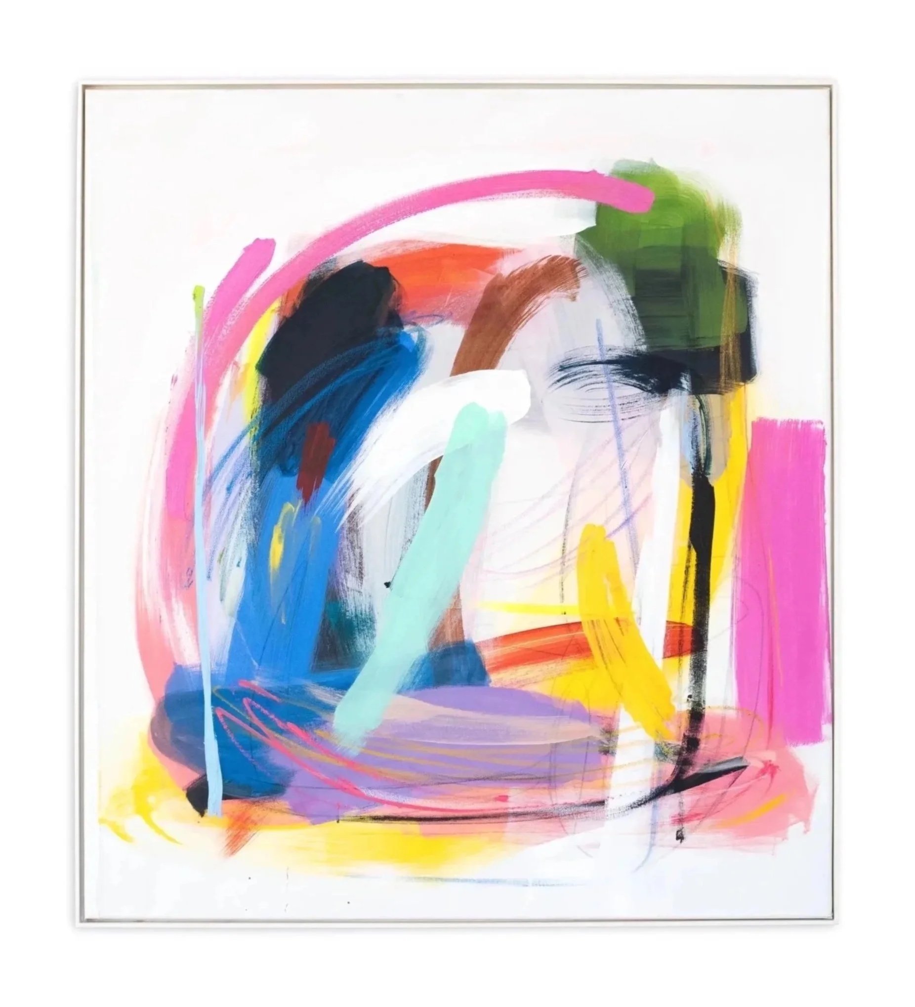 Meaningful Triviality, 2025
oil and acrylic on canvas, 100 × 90 cm  