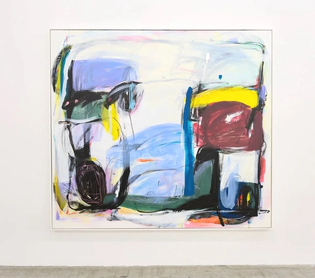 Painting Painting, 2024, 
oil, acrylic and oil-stick on canvas, 220 × 195 cm