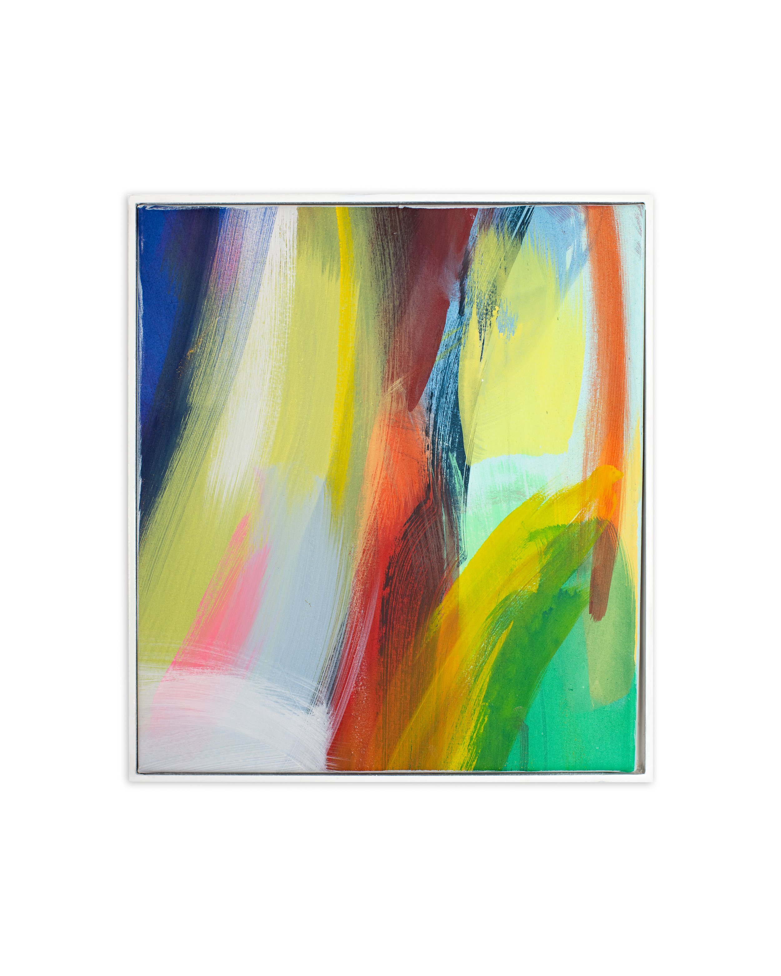 Untitled, 2026, 
oil, acrylic and oil-stick on canvas, 32×30 cm