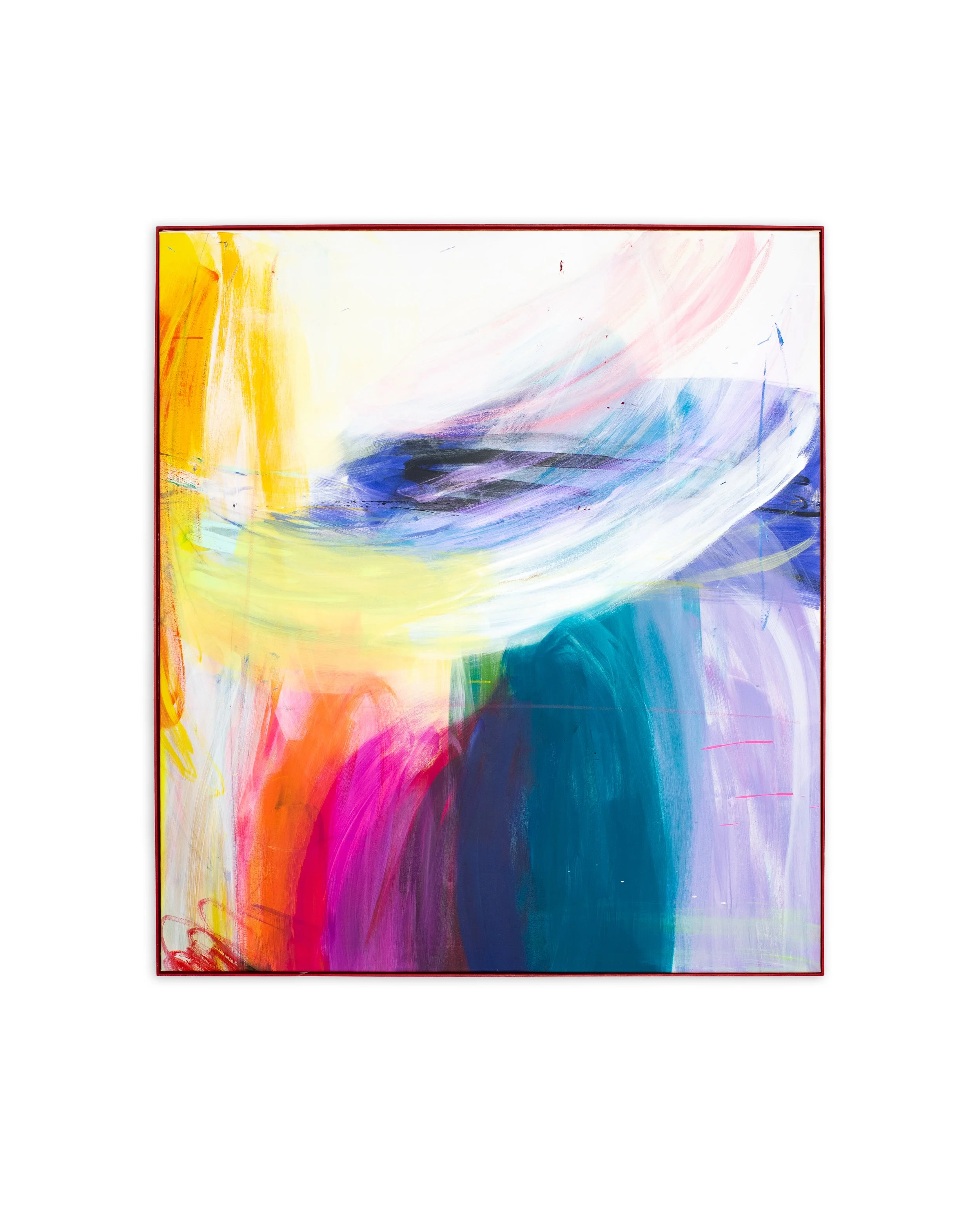 Abstraction, 2025, oil, acrylic, oil-stick and charcoal on canvas, 140x120 cm