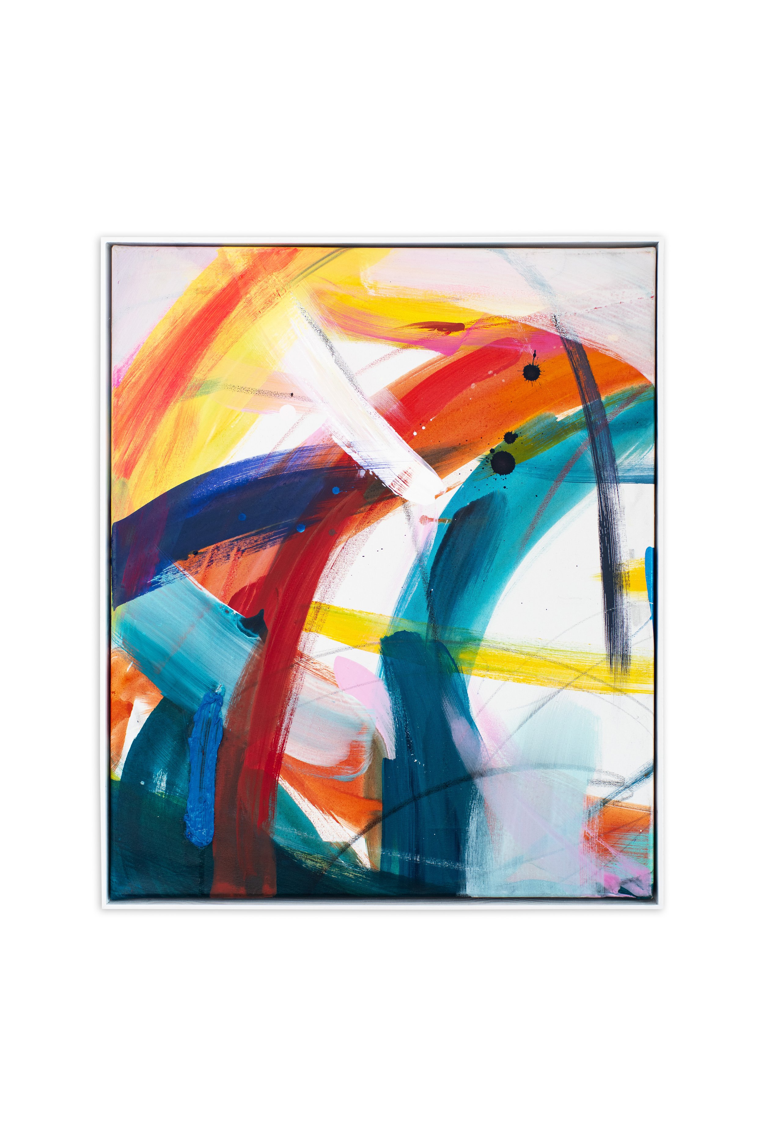 Untitled, 2026, oil, acrylic and oilstick on canvas, 60x50 cm