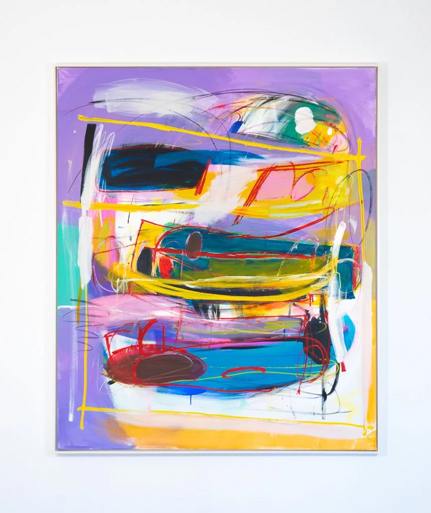 Feel Affinity, 2024, 
oil, acrylic and oil-stick on canvas, 170×140 cm