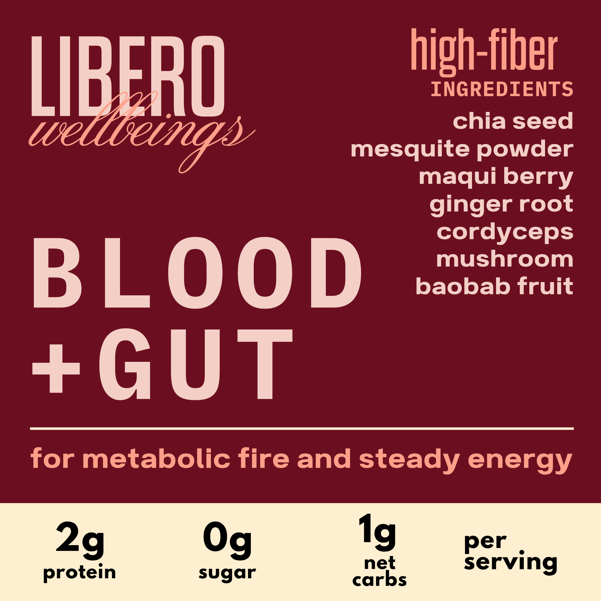 BLOOD+GUT Metabolic Powder