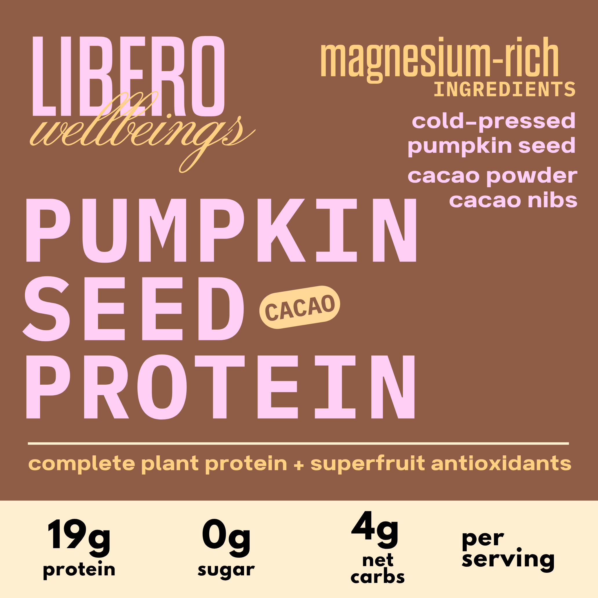Pumpkin Seed Protein Powder (Cacao)