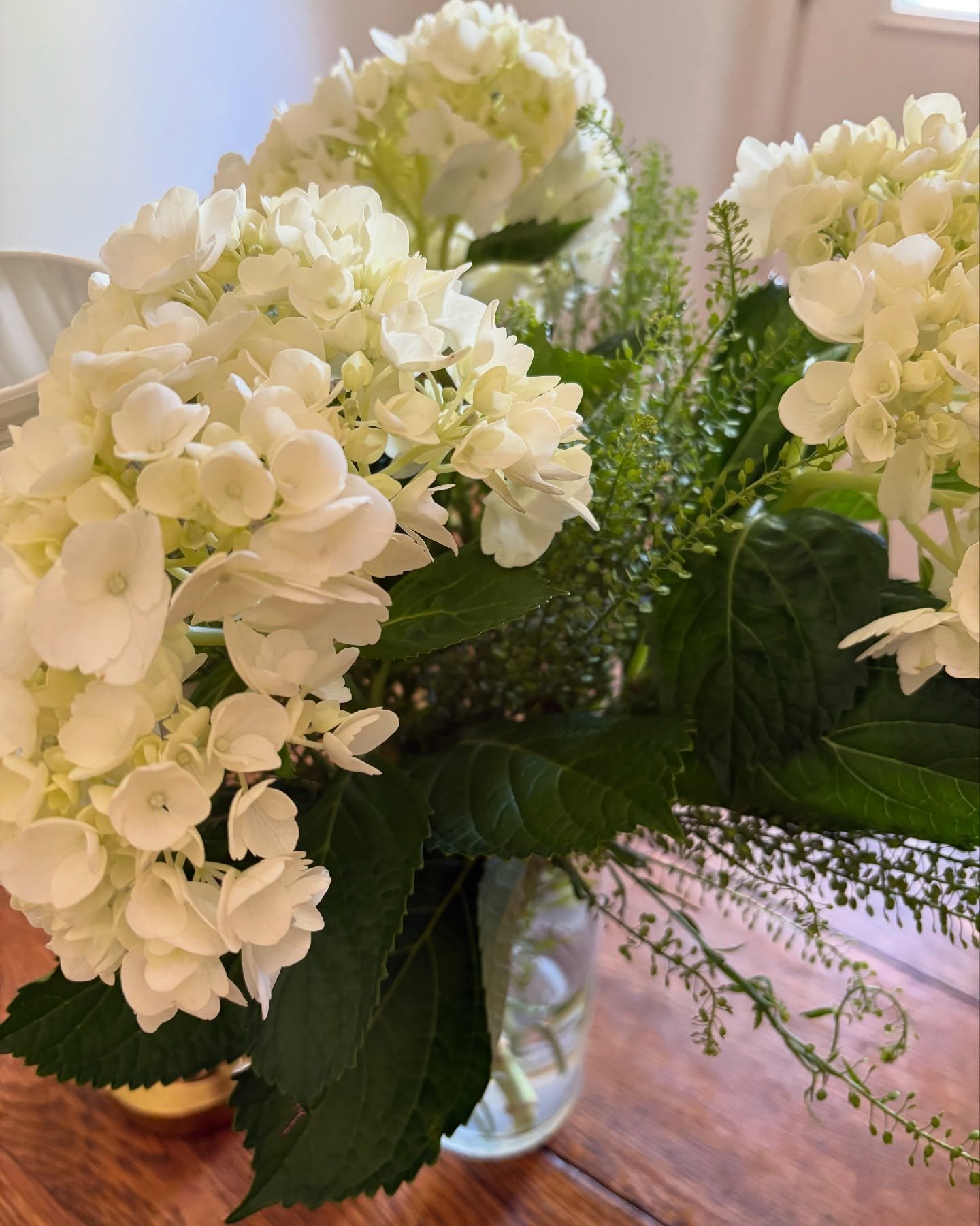 It&rsquo;s Saturday, the ☀️is shining &amp; spring is well and truly here. Since moving to Franklin &amp; into our home, I have truly become obsessed with having flowers in the house. Turns out Hydrangeas are a fav 🌼
&bull;&bull;
And thank goodness 