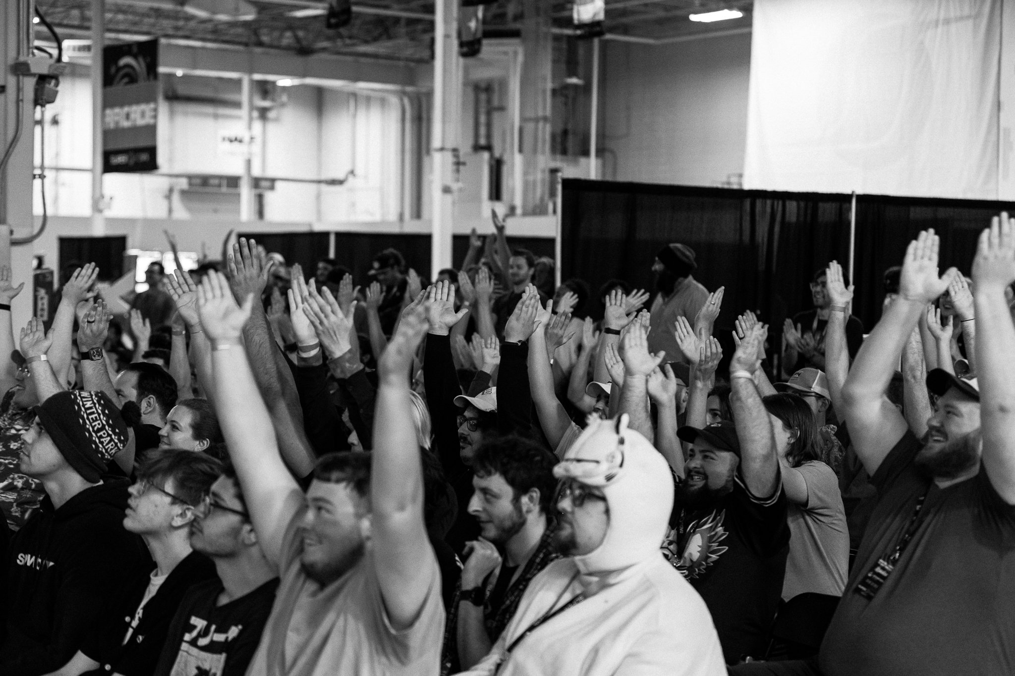 Fans clap to emulate Donkey Kong