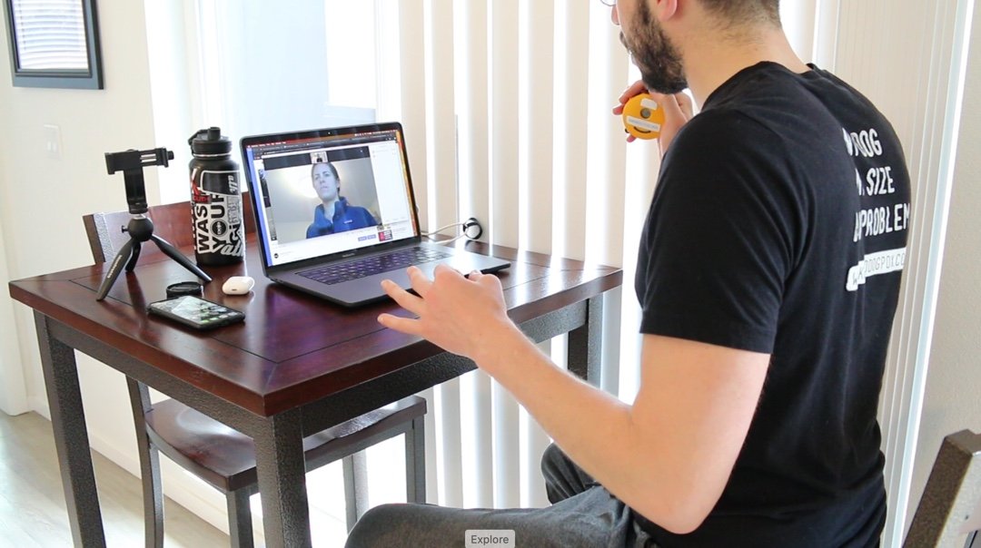 Virtual coaching call