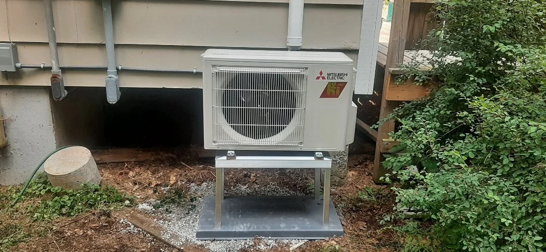 Mitsubishi ductless single zone heat pump installation berwick nova scotia