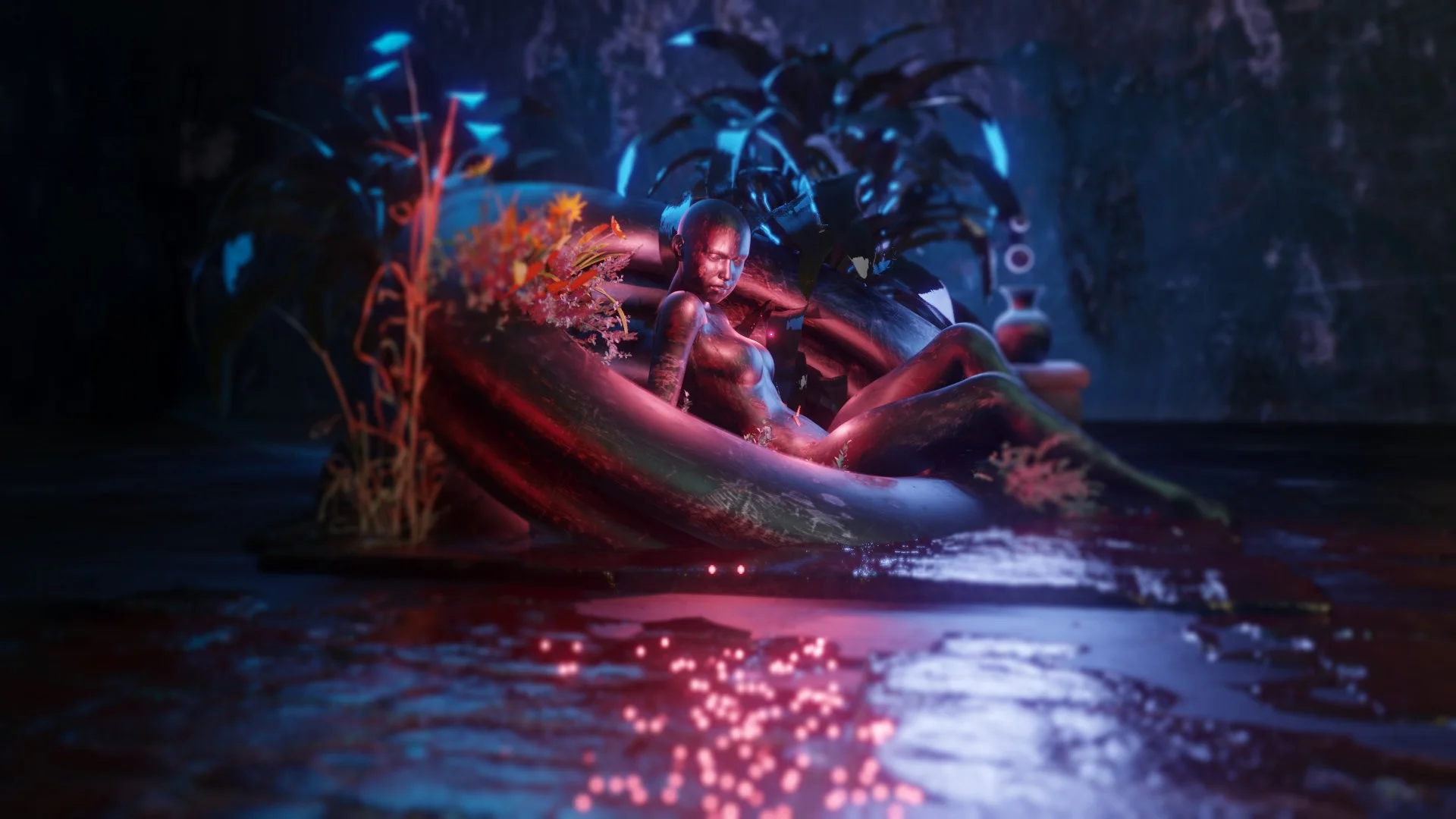 'Not Jaded v2' 3D Render made using Blender and Photoshop