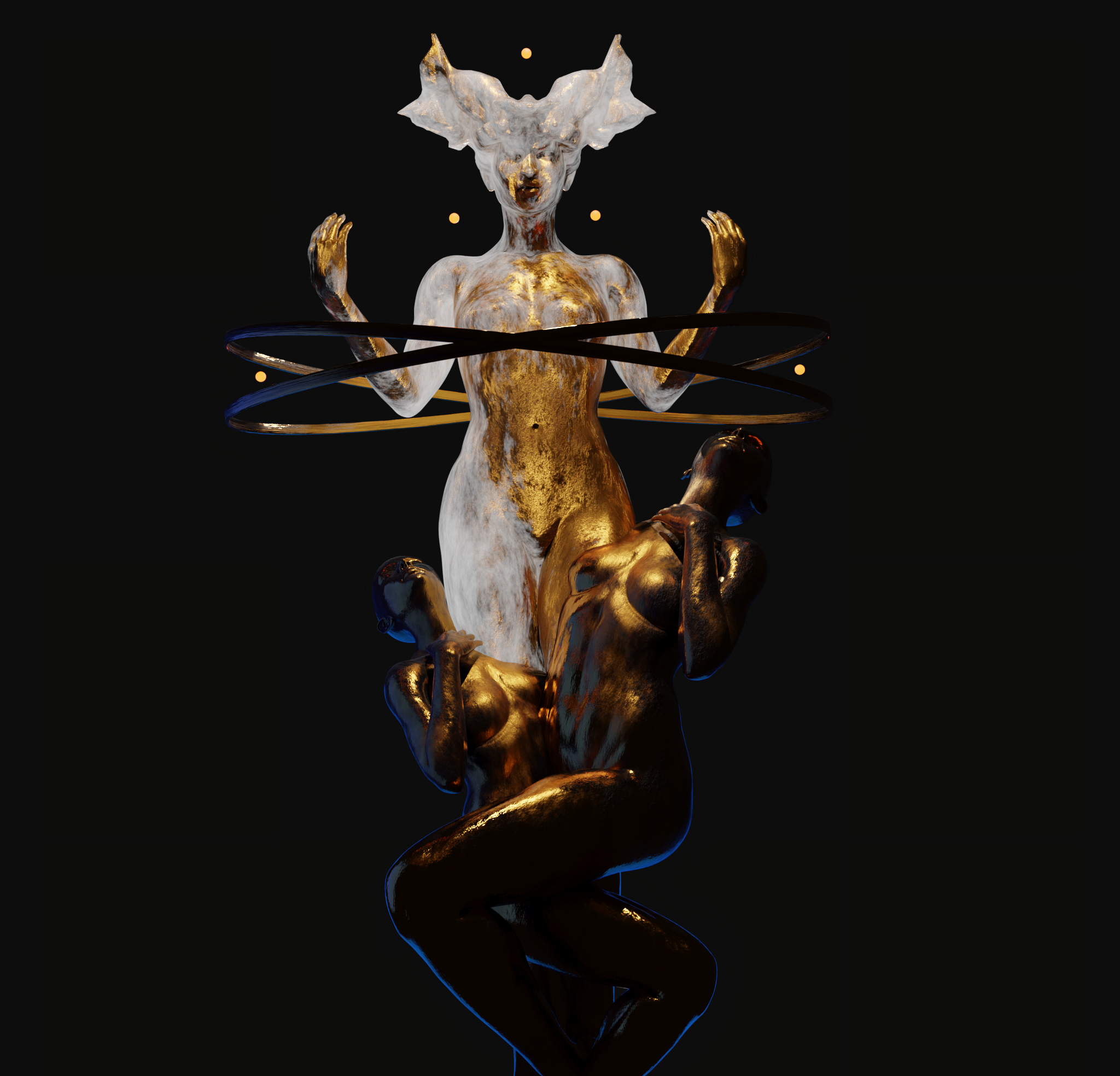 'Her Wrath" 3D Render made using Blender, Substance Painter and Photoshop