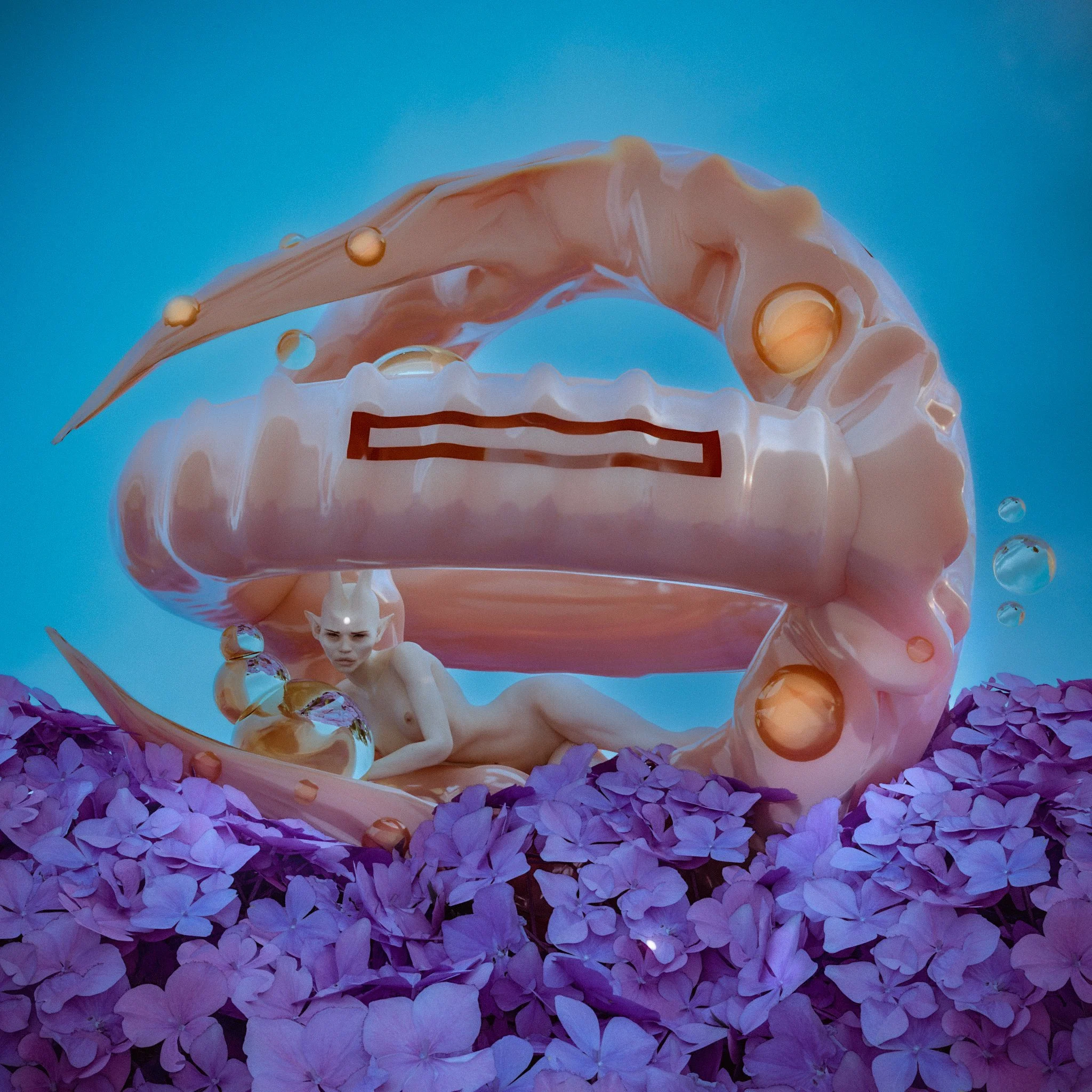 'Lyra Lucid Dreamer' 3D Render made using Blender and Photoshop