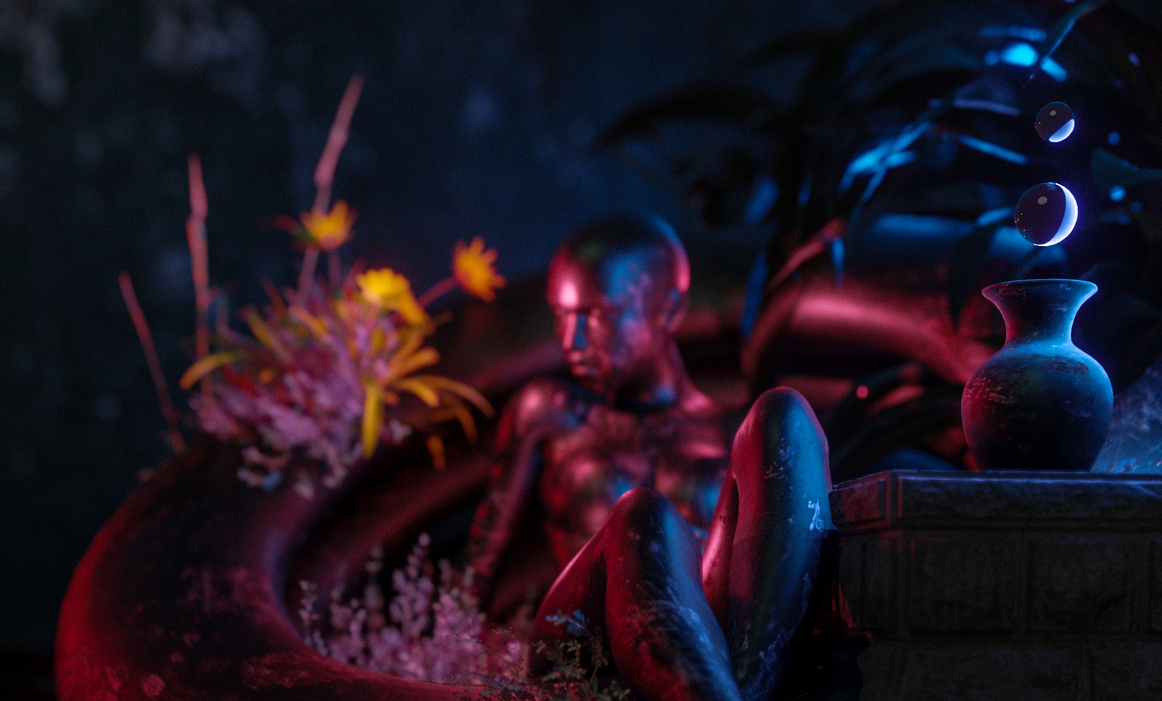 'Not Jaded v1' 3D Render made using Blender and Photoshop