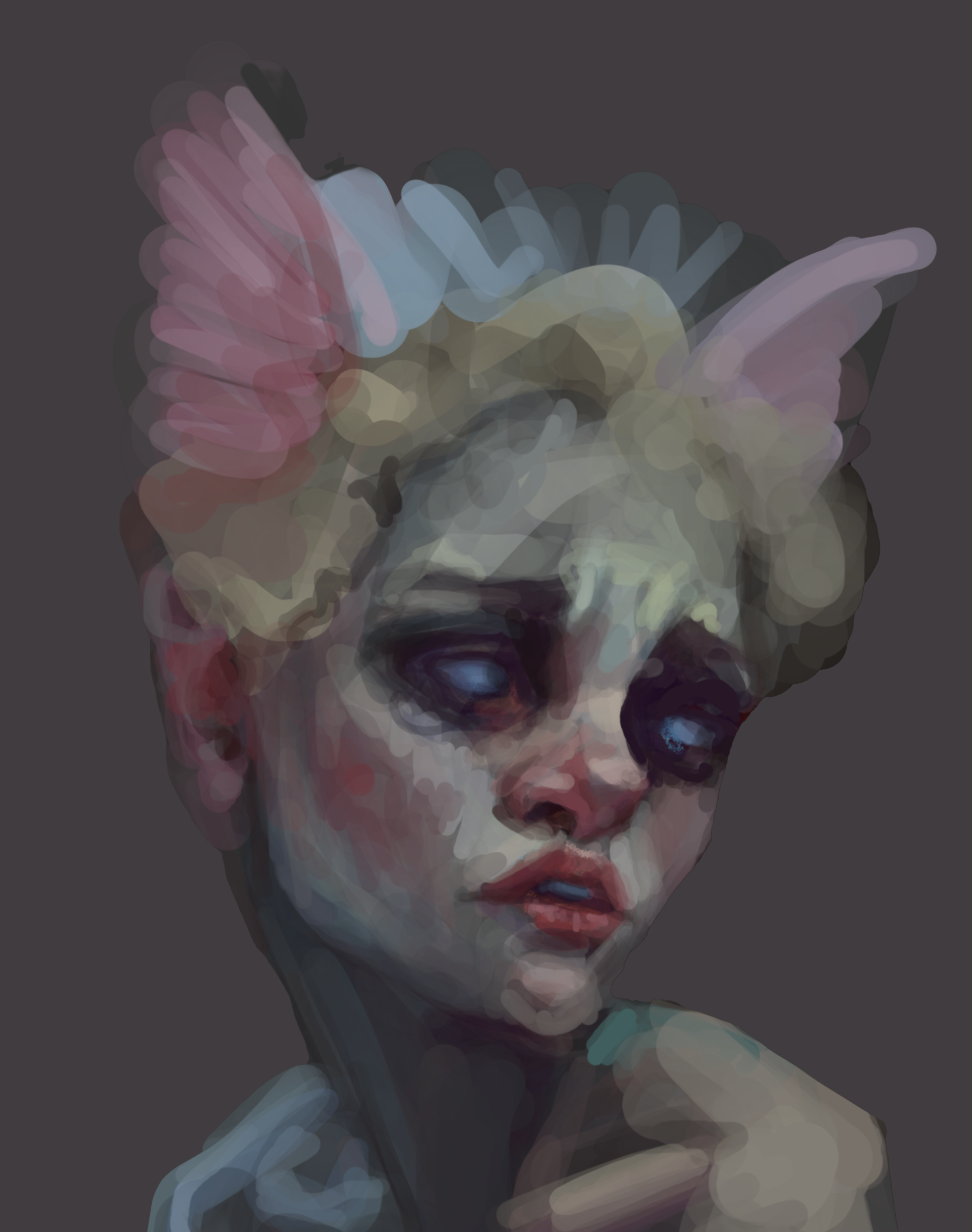 'Beauty and the Outcast' Digital painting in Procreate