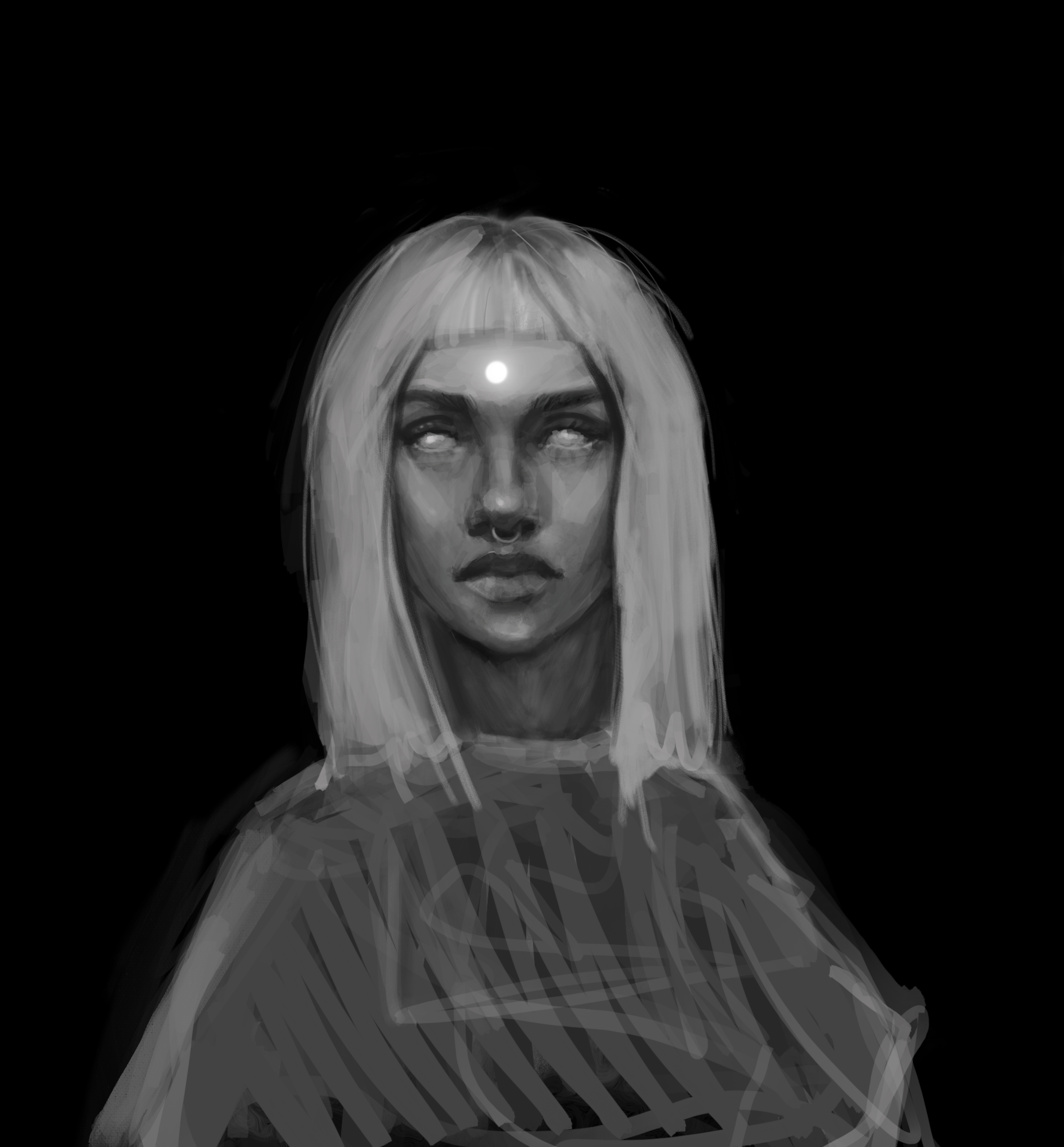 'Void' Digital sketch in Procreate 
