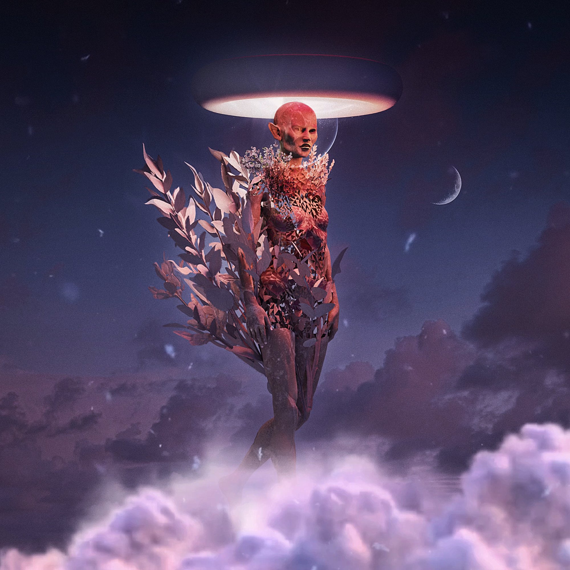 'Plane Walker' 3D Render made using Blender and Photoshop