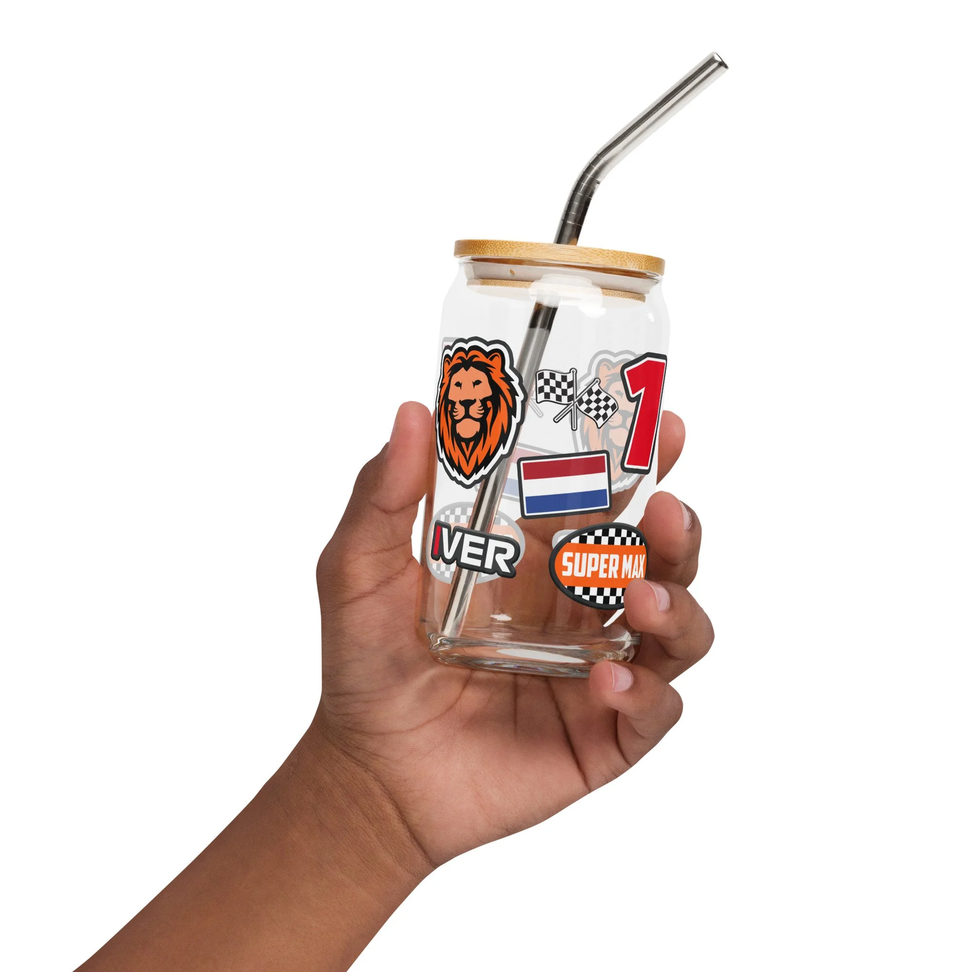 Max Verstappen Drinking Glass