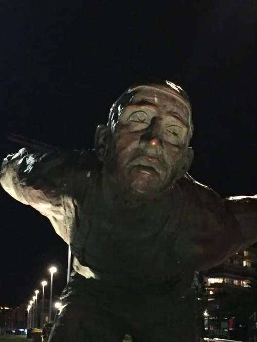 Lettuce Man at Night