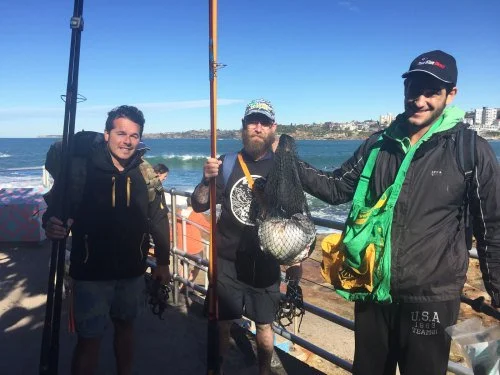 Fishing at North Bondi