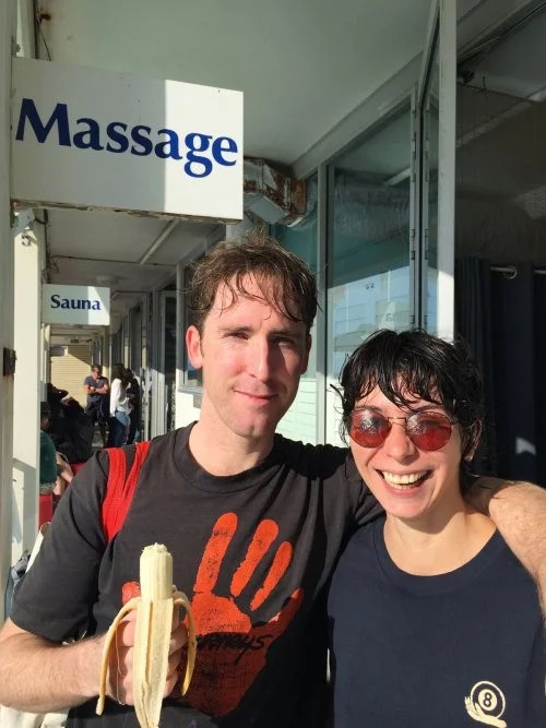 Tim Jenkins and Adriana Benarroch