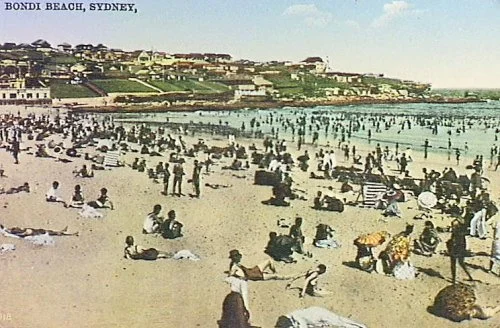 Colour Tinted Postcard from 1922