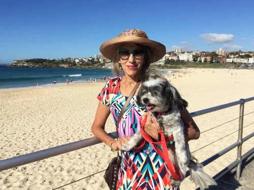 Janet Bert with Max