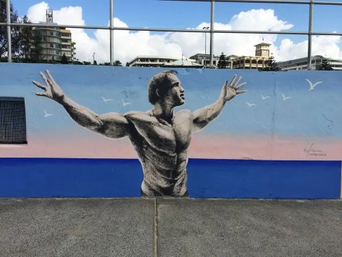 Arnie does Bondi Promenade