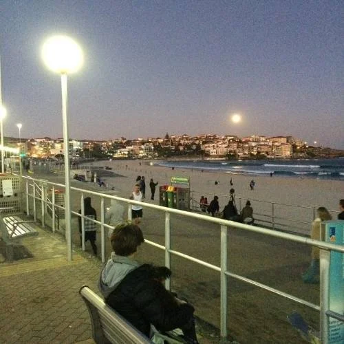 Blue Moon over Ben Buckler