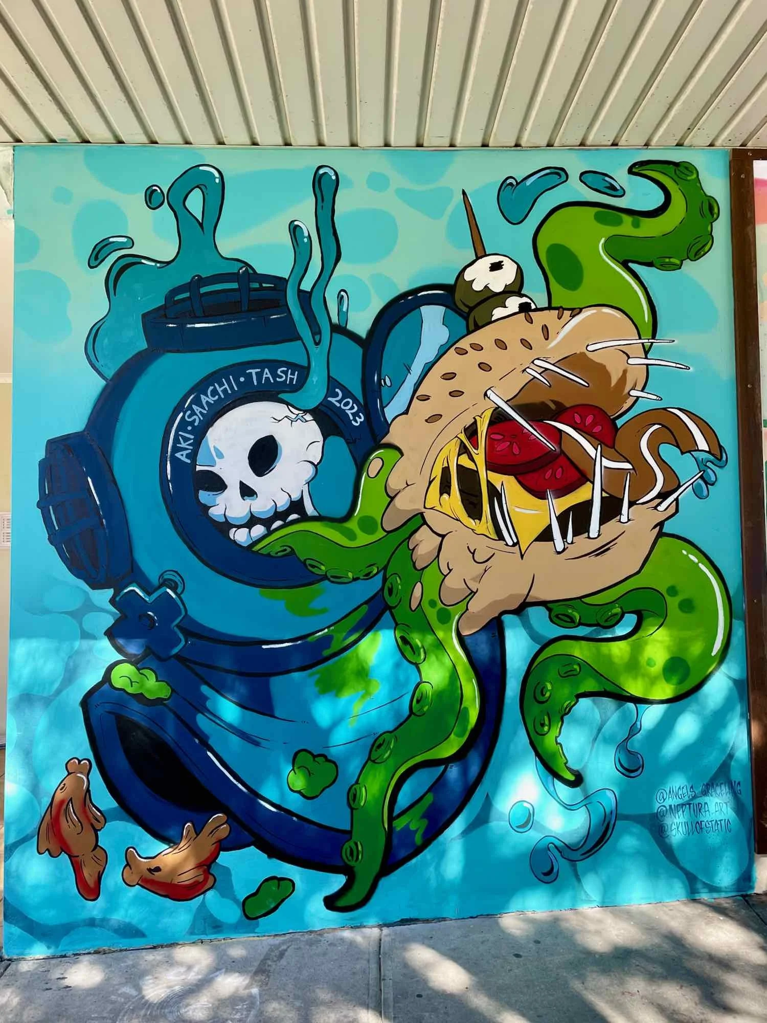 Bonditony's Burger Joint Murals