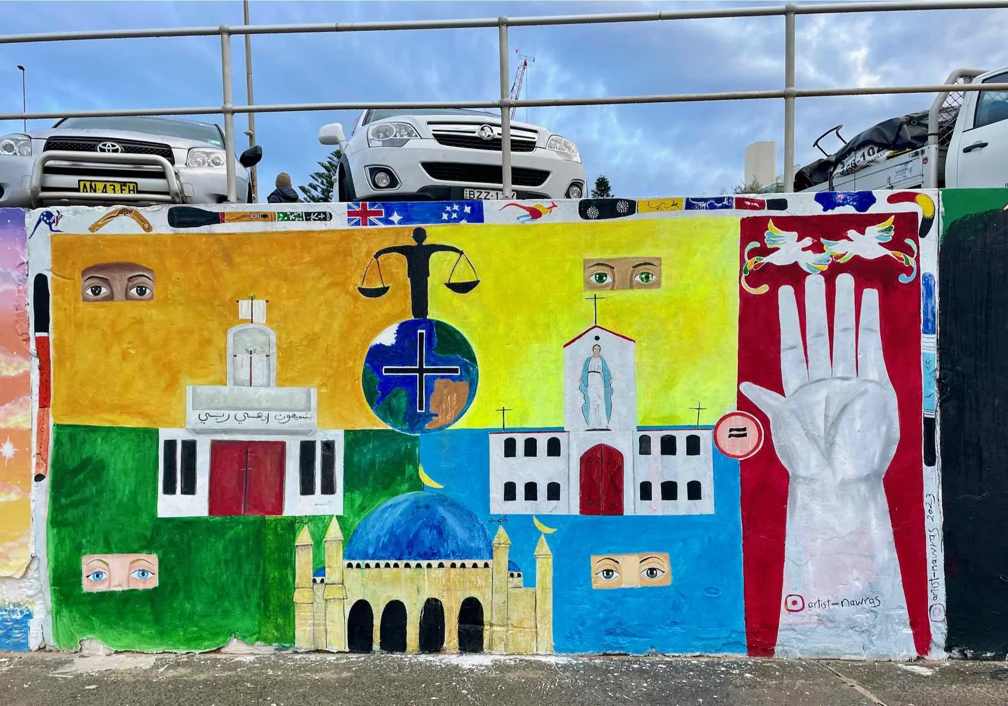 United to End Racism Art Competition Mural