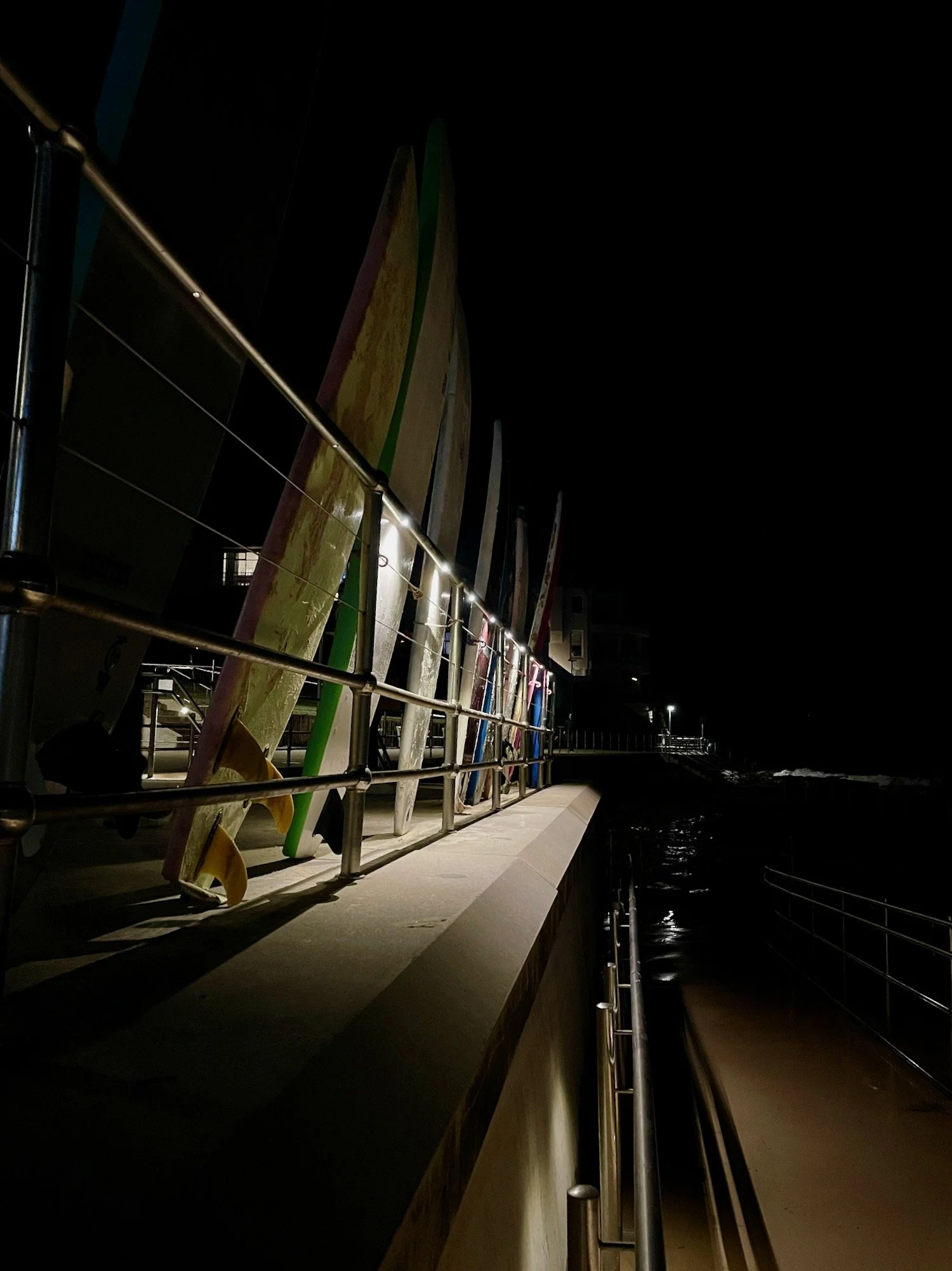 Nth Bondi Share Boards at Night