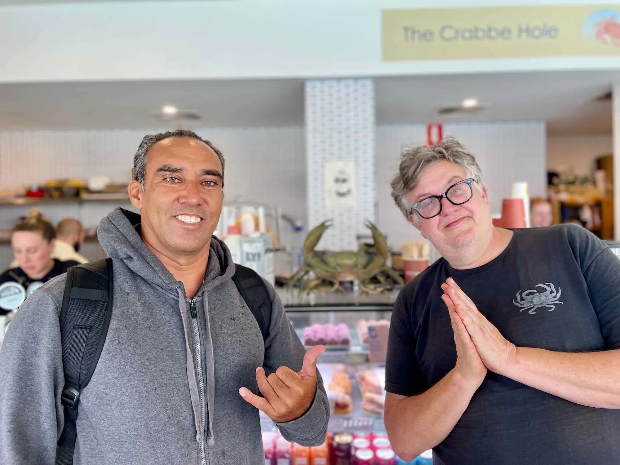 Two Crabbes at the Crabbe Hole