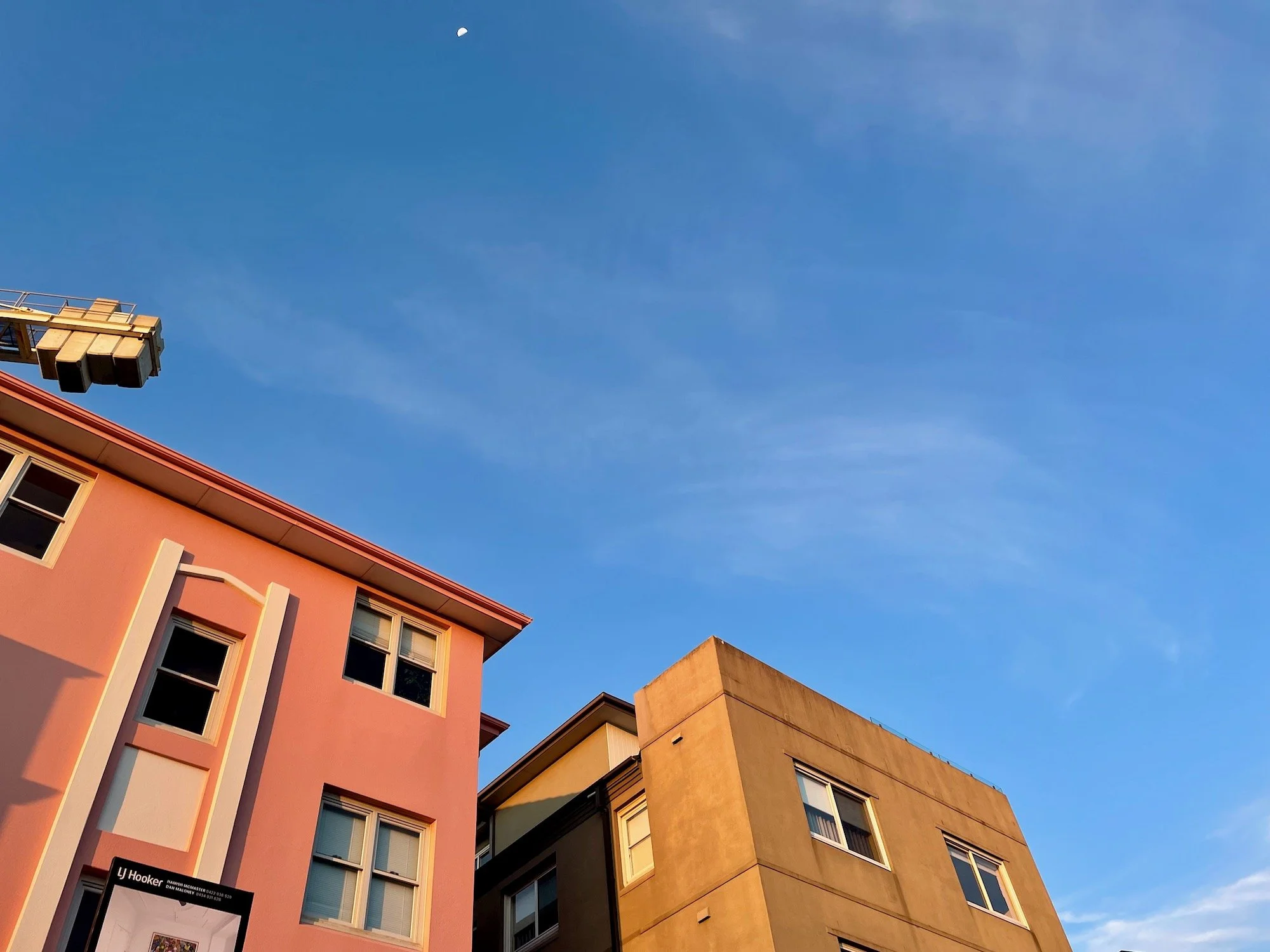 Pink and Gold on Brighton Blvd