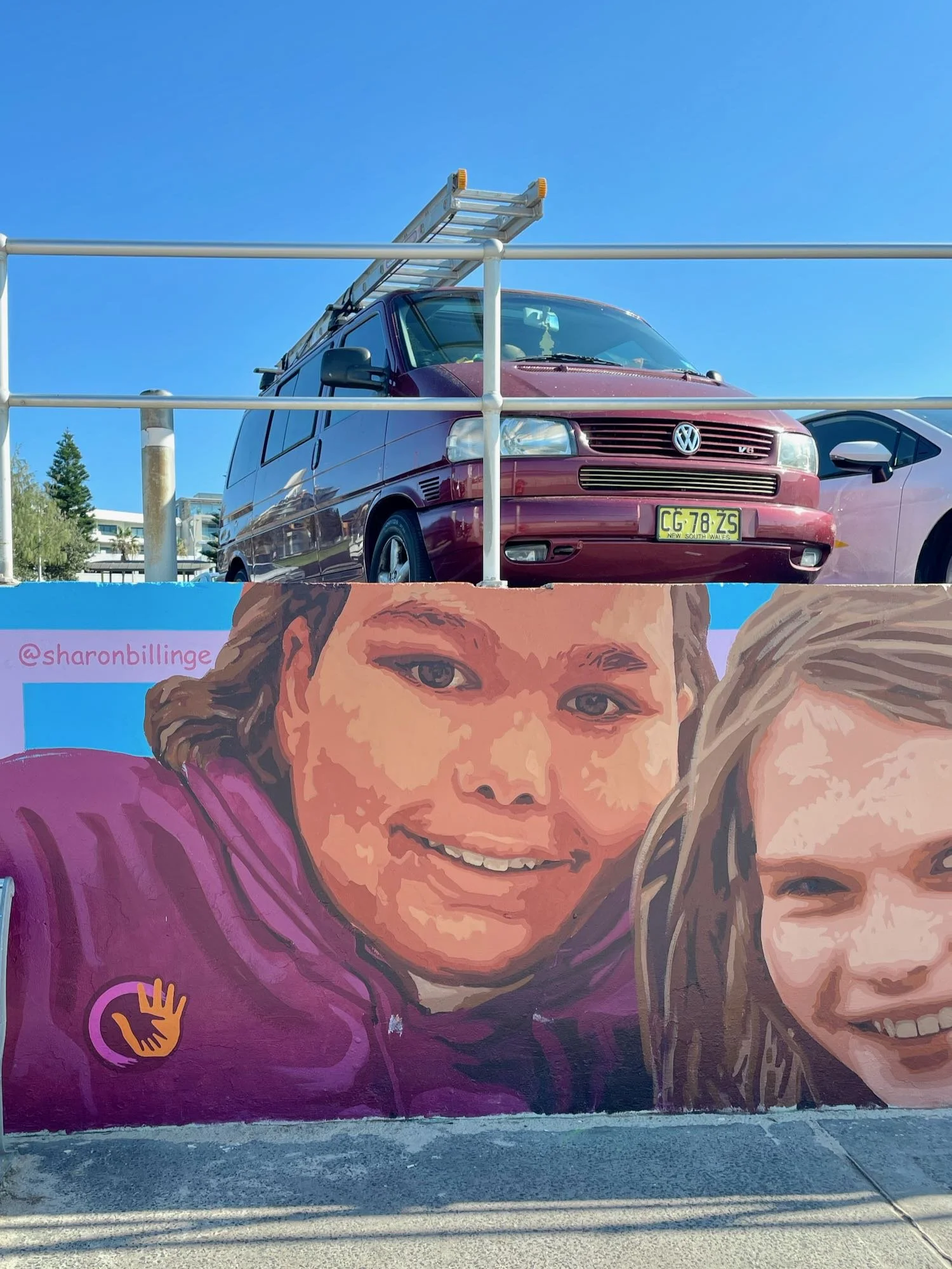 The finished mural