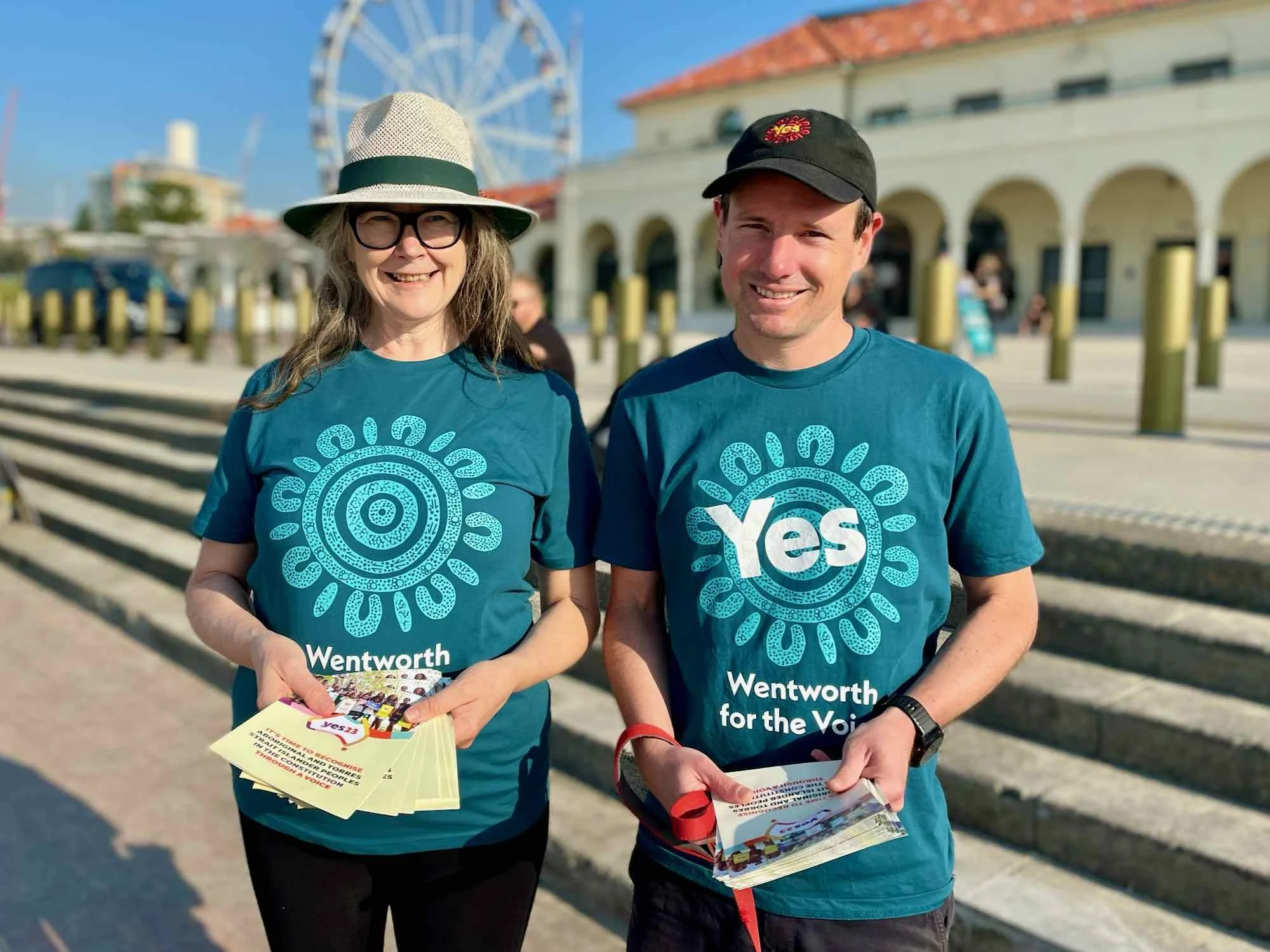 Wentworth for The Voice Volunteers Susan and Grant