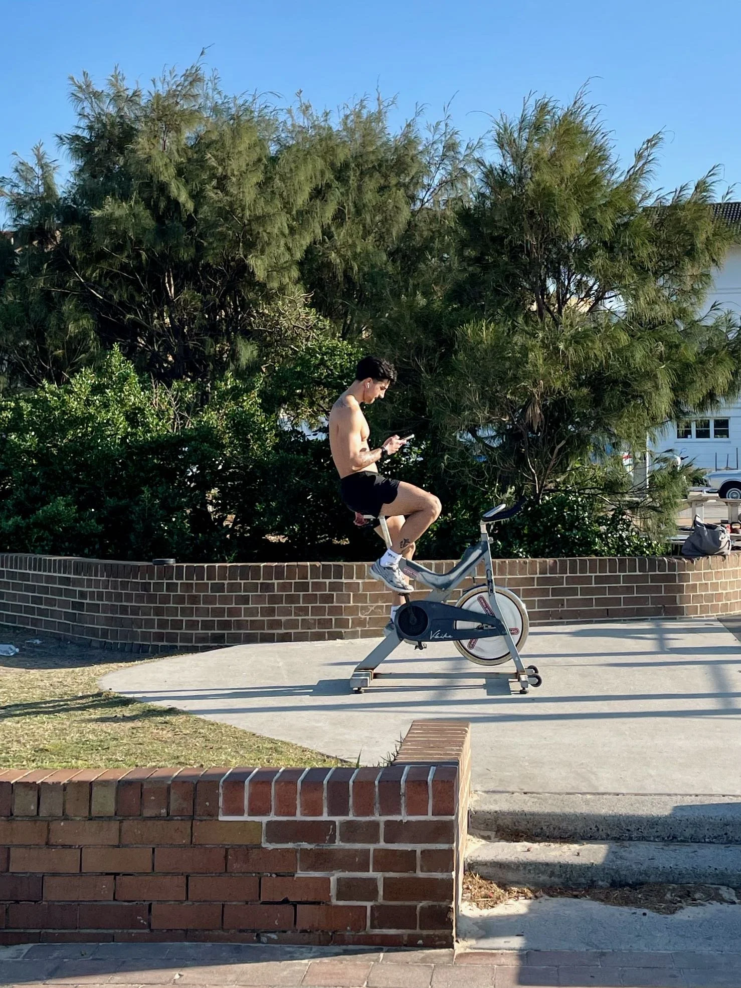 Multitasking at the Muscle Park