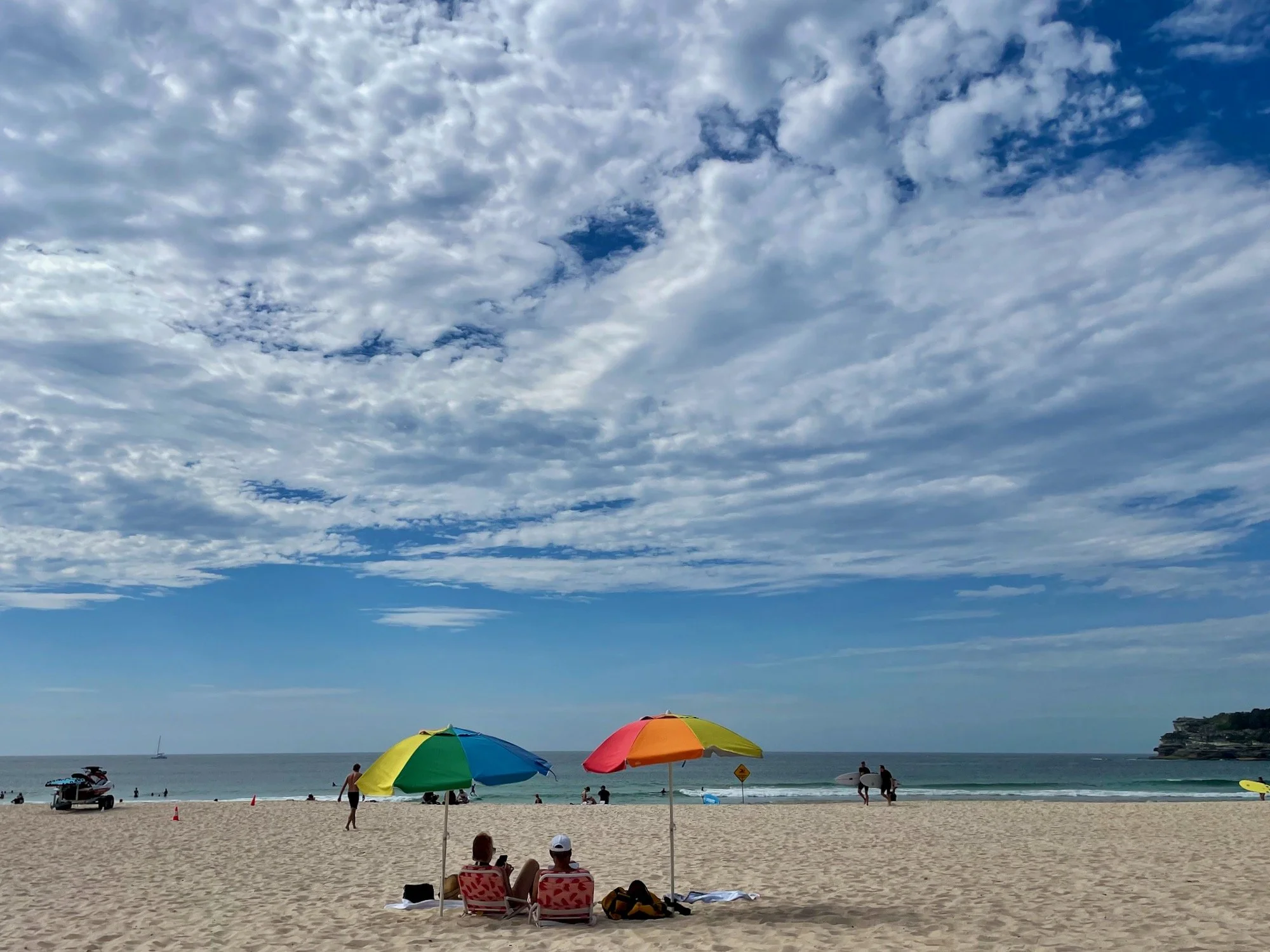 Umbrellas on the Beach