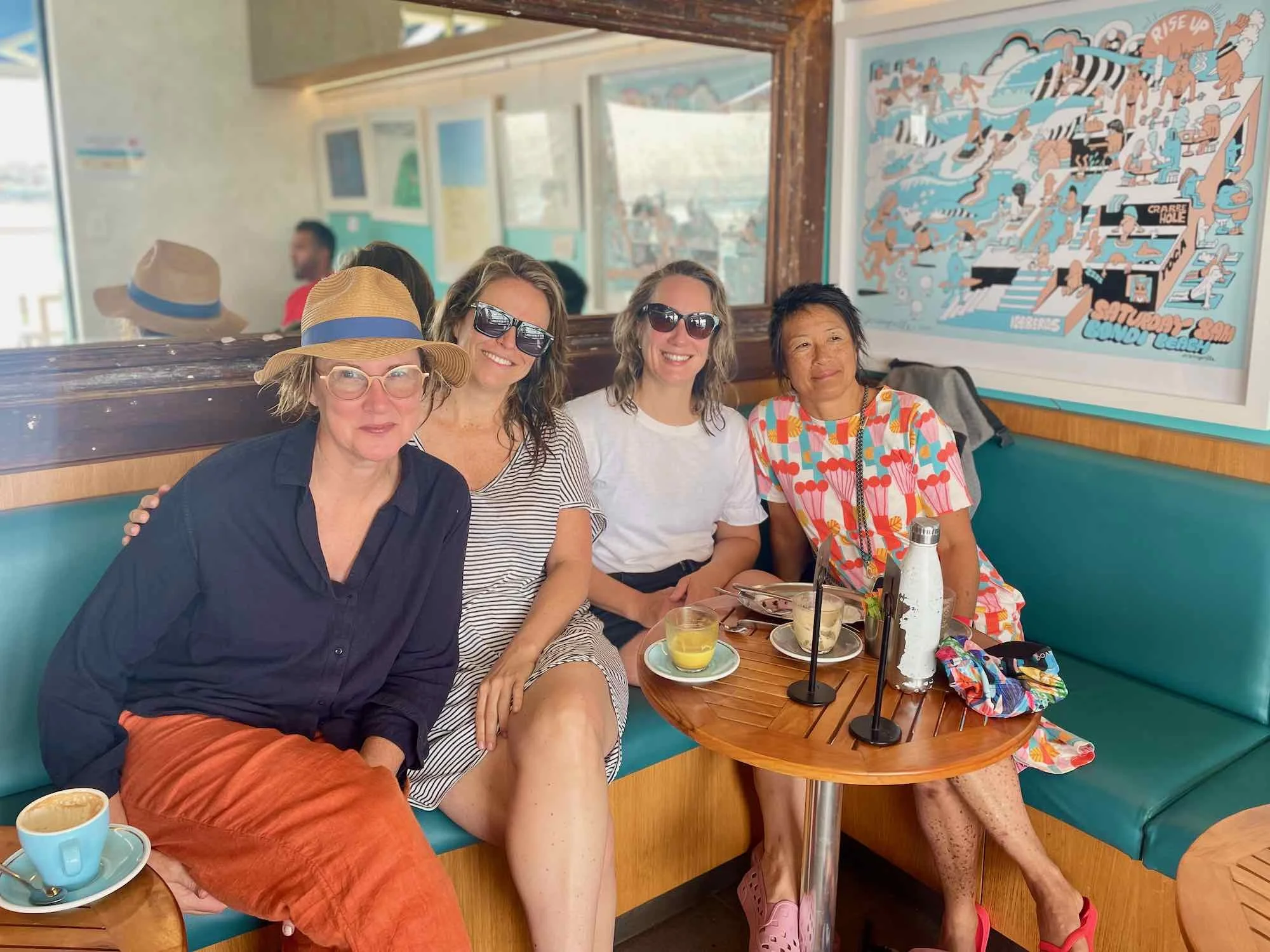 Michaela, Julie, Emily and Sam