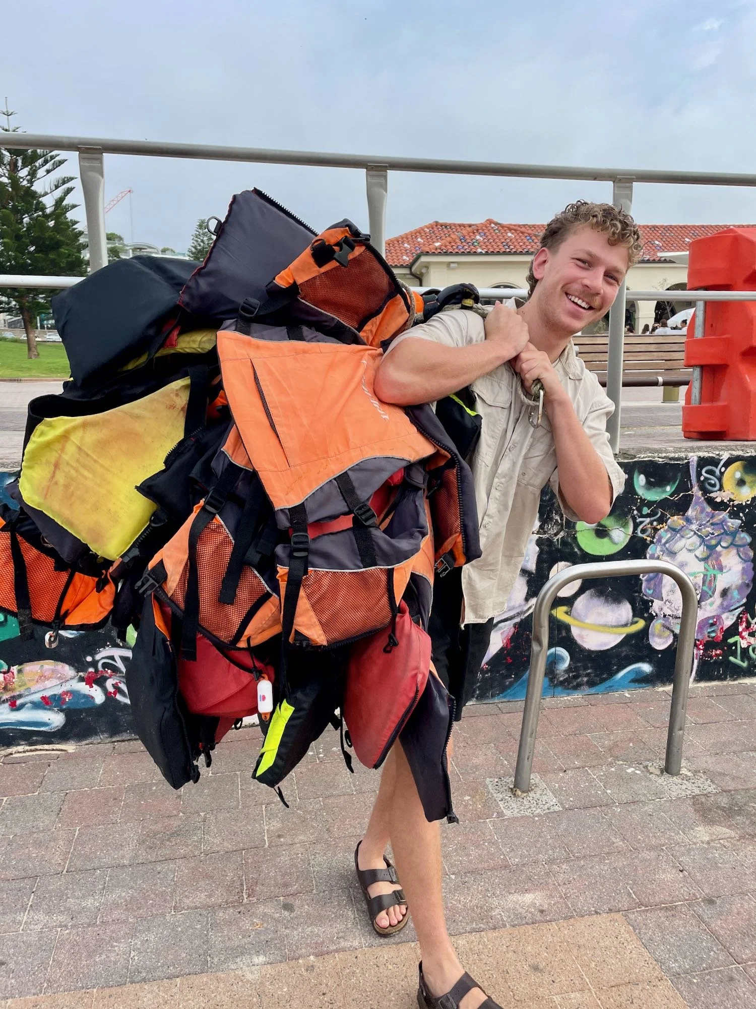 Moy Delivering Lifejackets