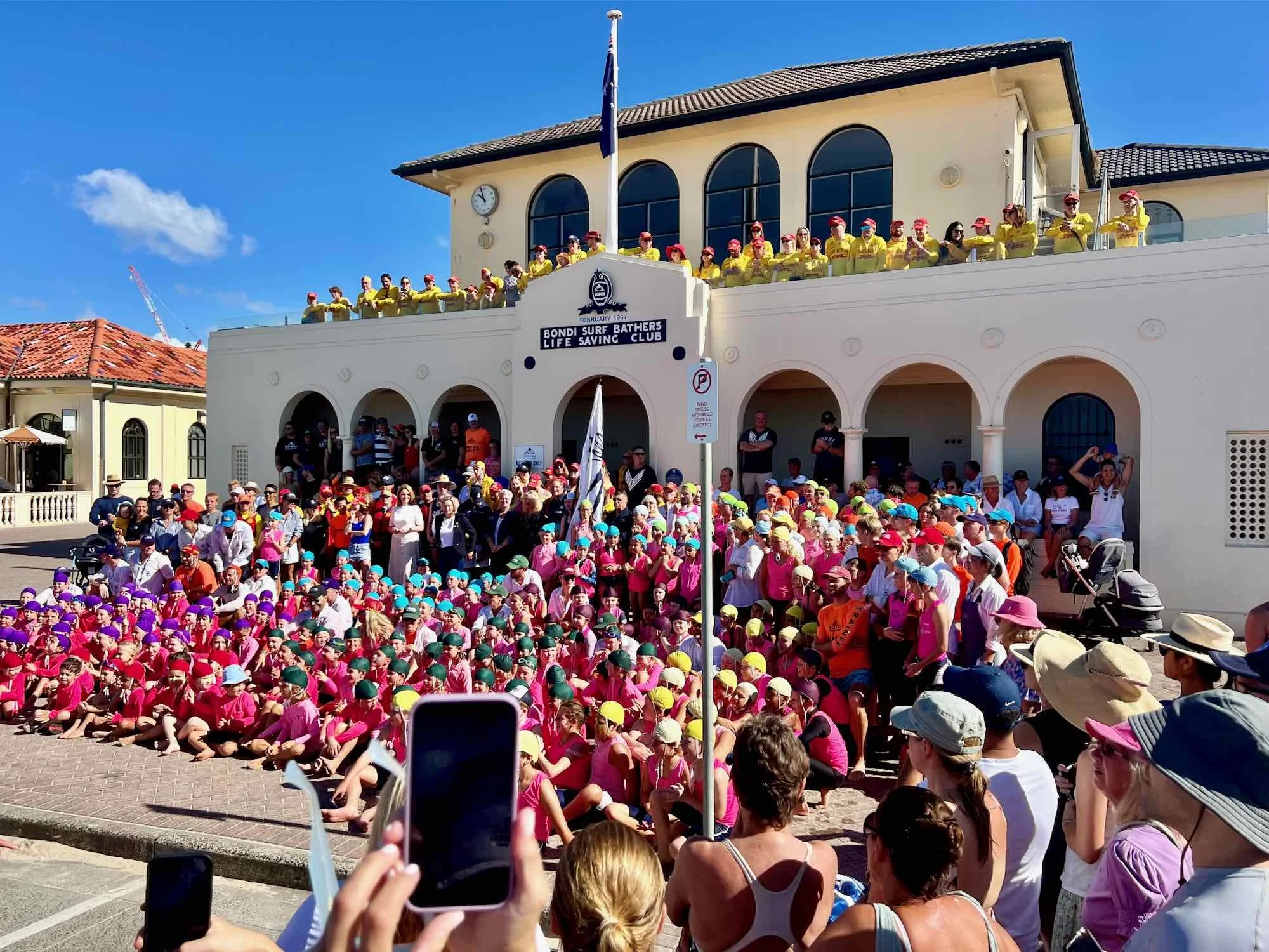 Photo Call at the Bondi SLSC