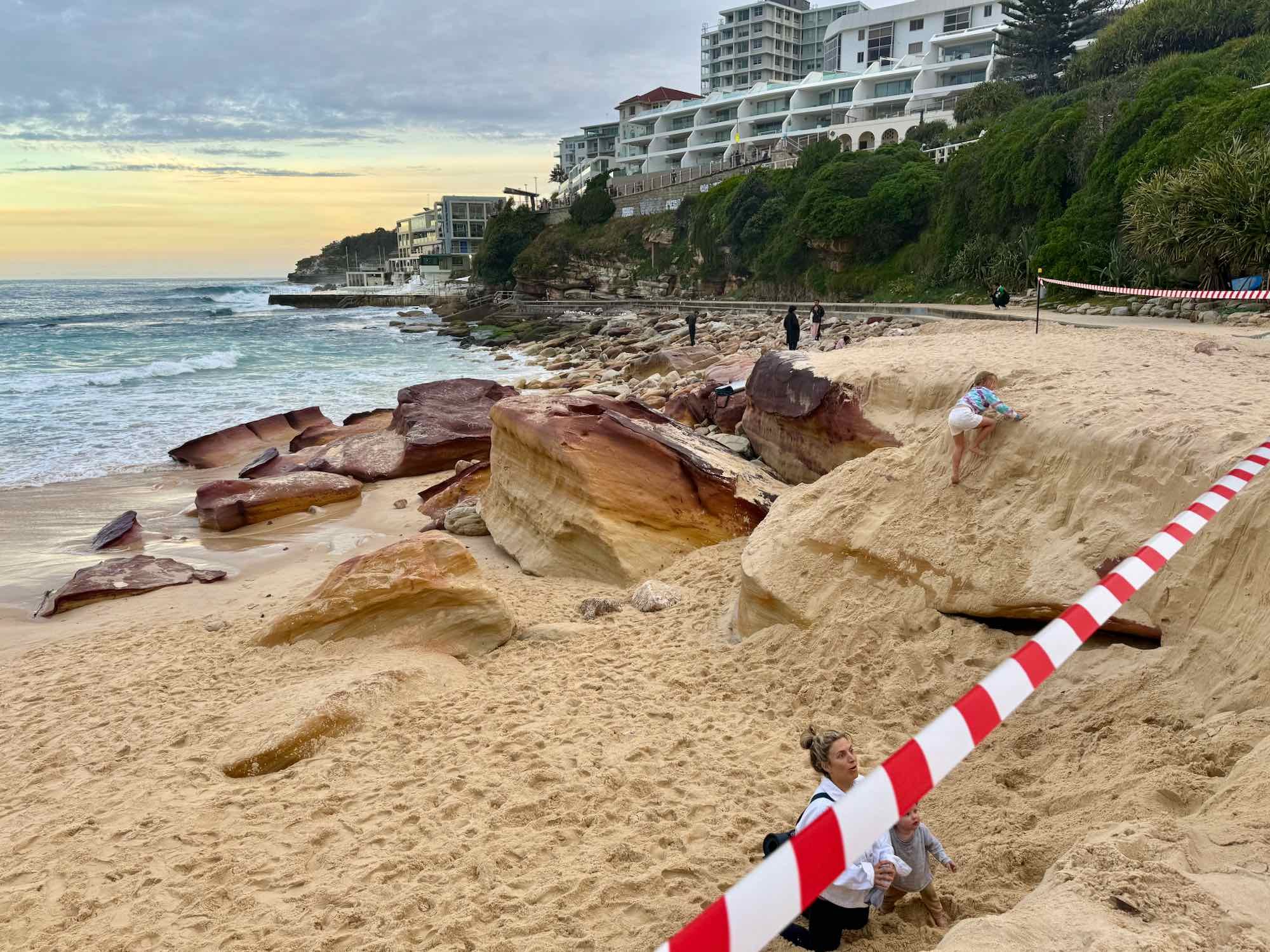 Sand Erosion at the South End